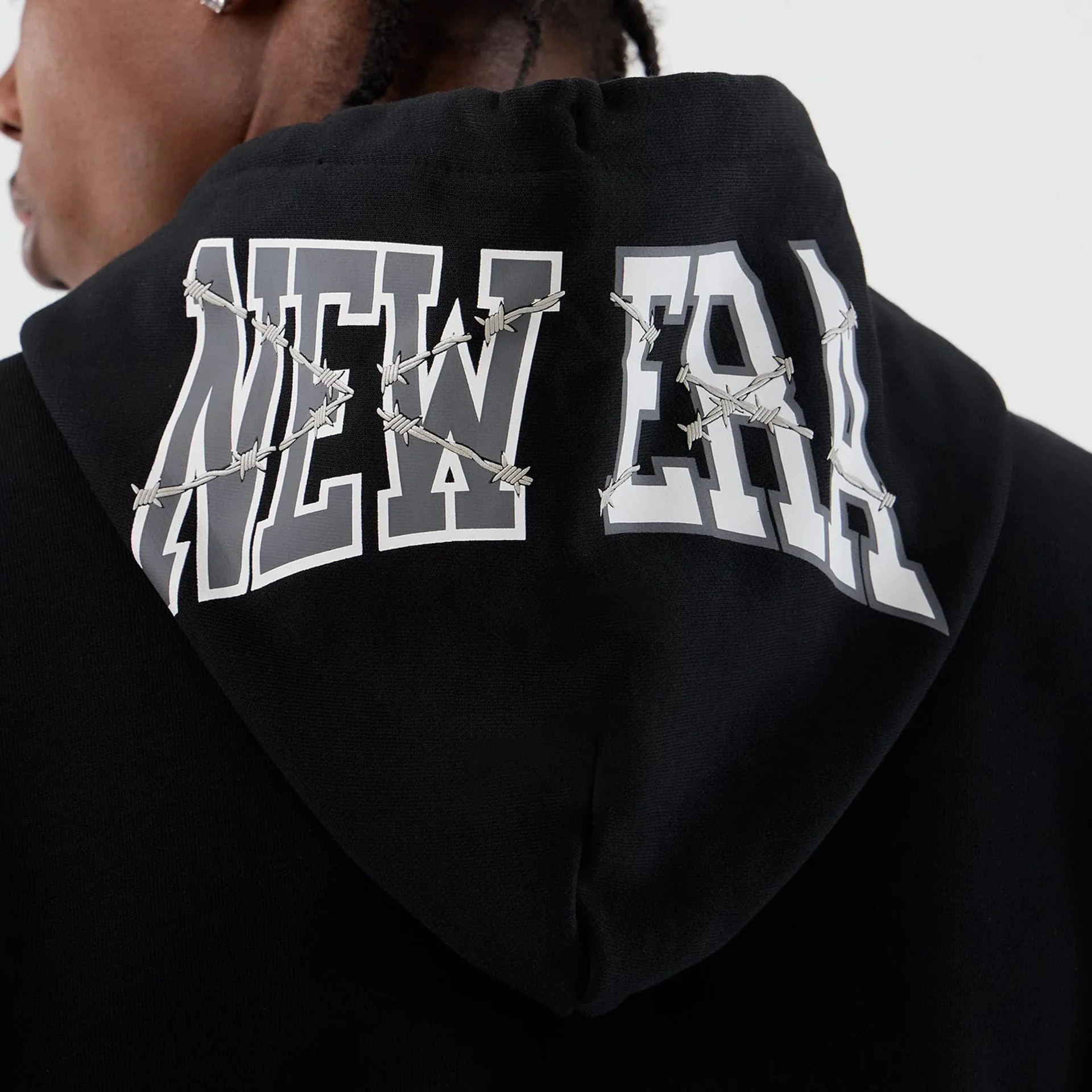 New Era Street Graphic Black Pullover Hoodie