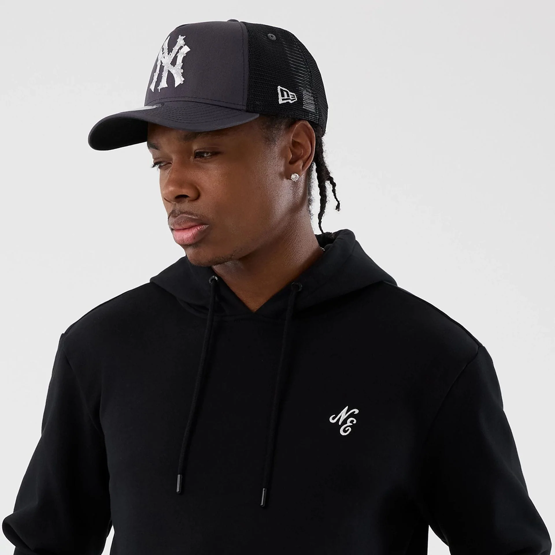 New Era Street Graphic Black Pullover Hoodie