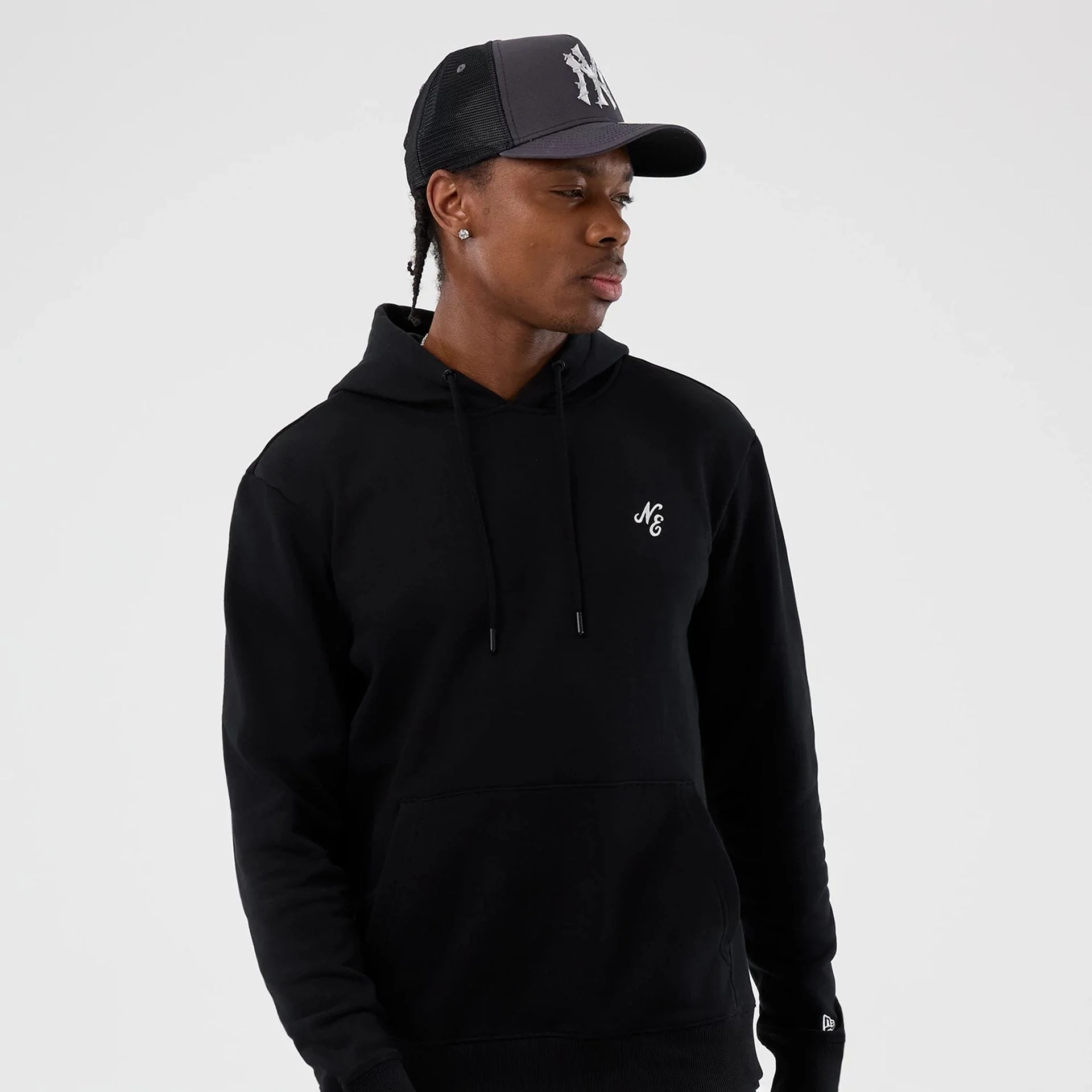 New Era Street Graphic Black Pullover Hoodie