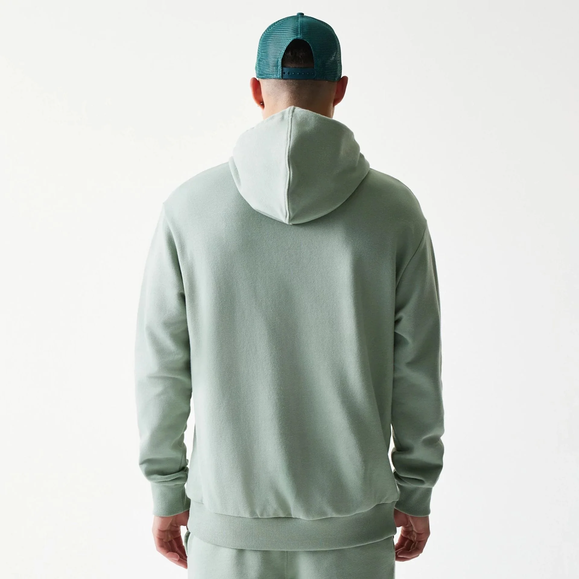 LA Dodgers MLB Midi Pastel Green Oversized Pullover Hoodie