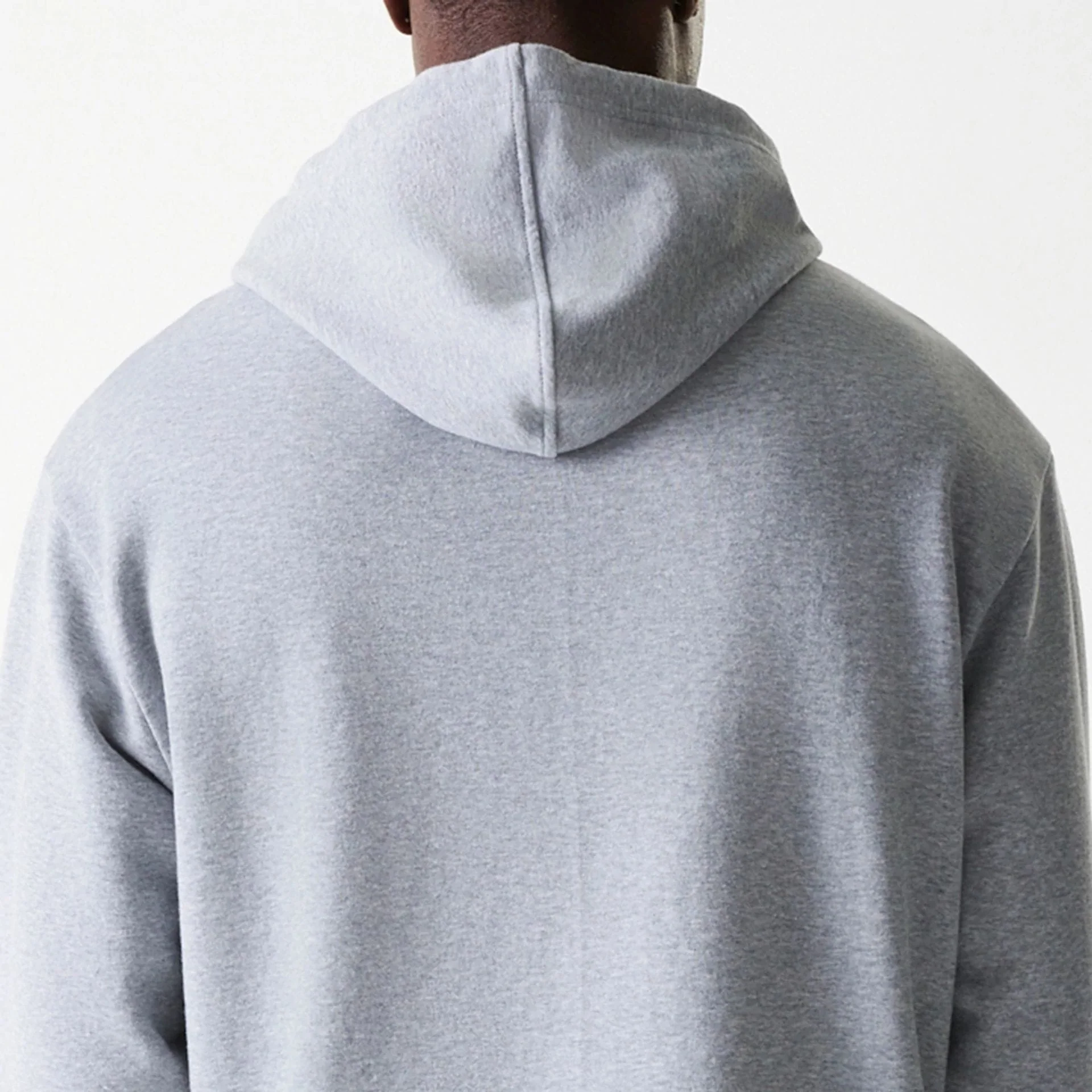 New York Yankees MLB League Essential Midi French Terry Grey Oversized Pullover Hoodie