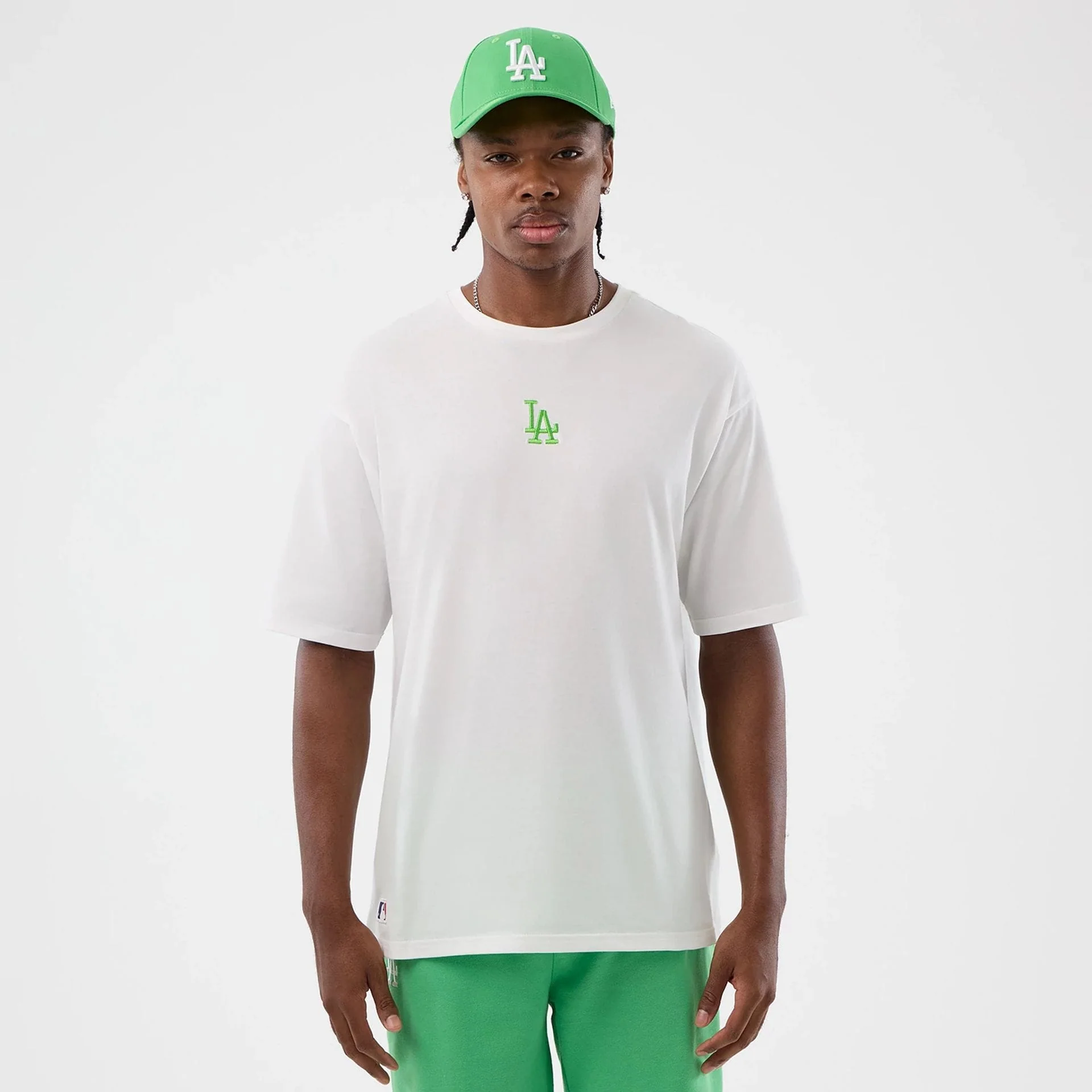 LA Dodgers MLB League Essential White Oversized T-Shirt