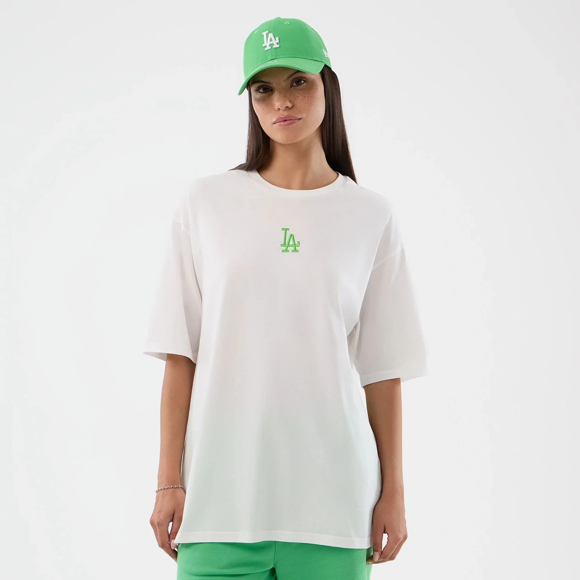 LA Dodgers MLB League Essential White Oversized T-Shirt