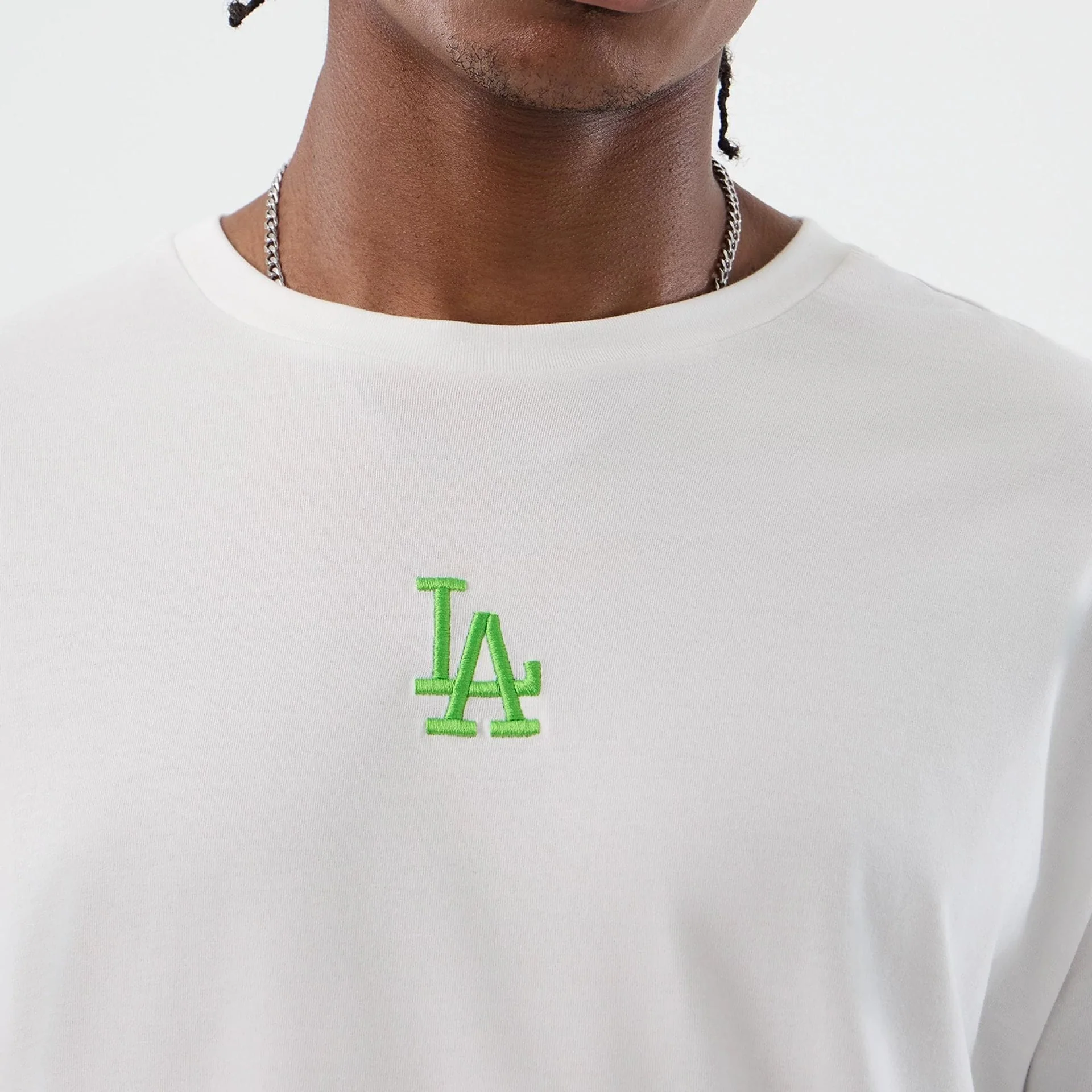 LA Dodgers MLB League Essential White Oversized T-Shirt