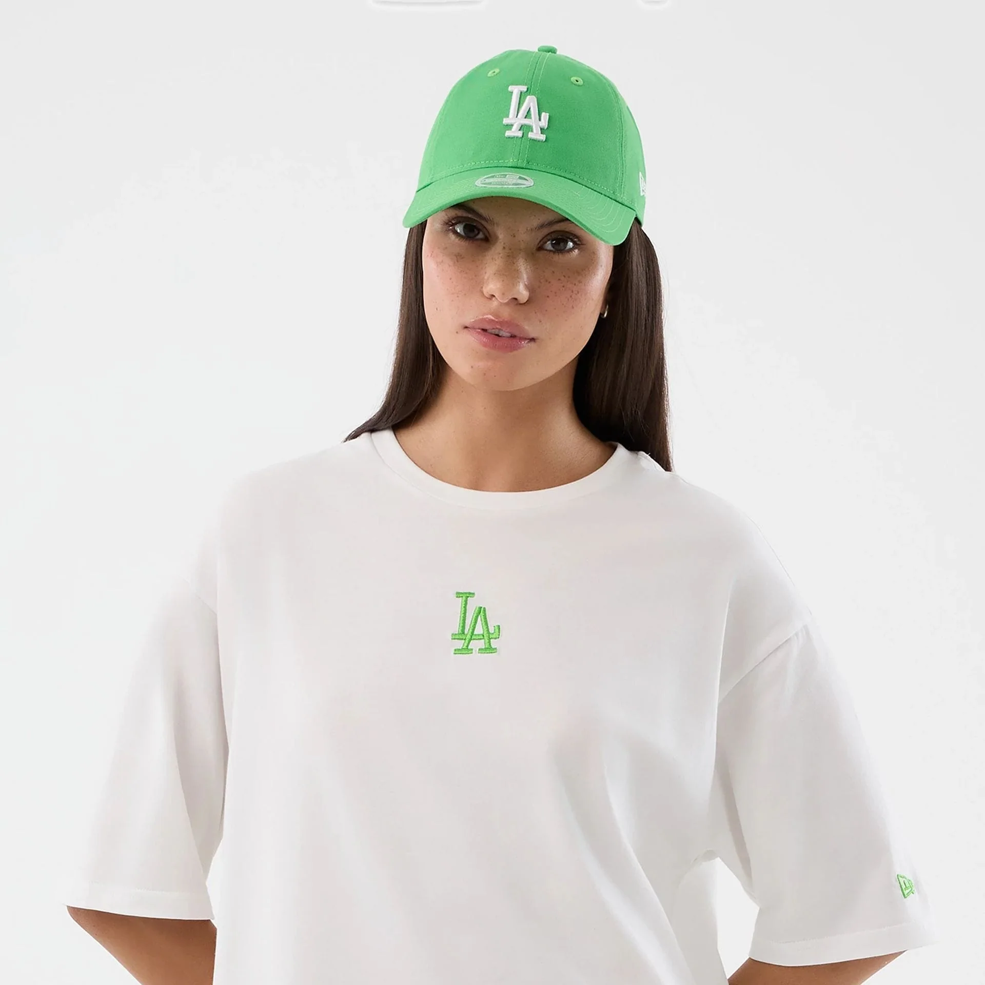 LA Dodgers MLB League Essential White Oversized T-Shirt
