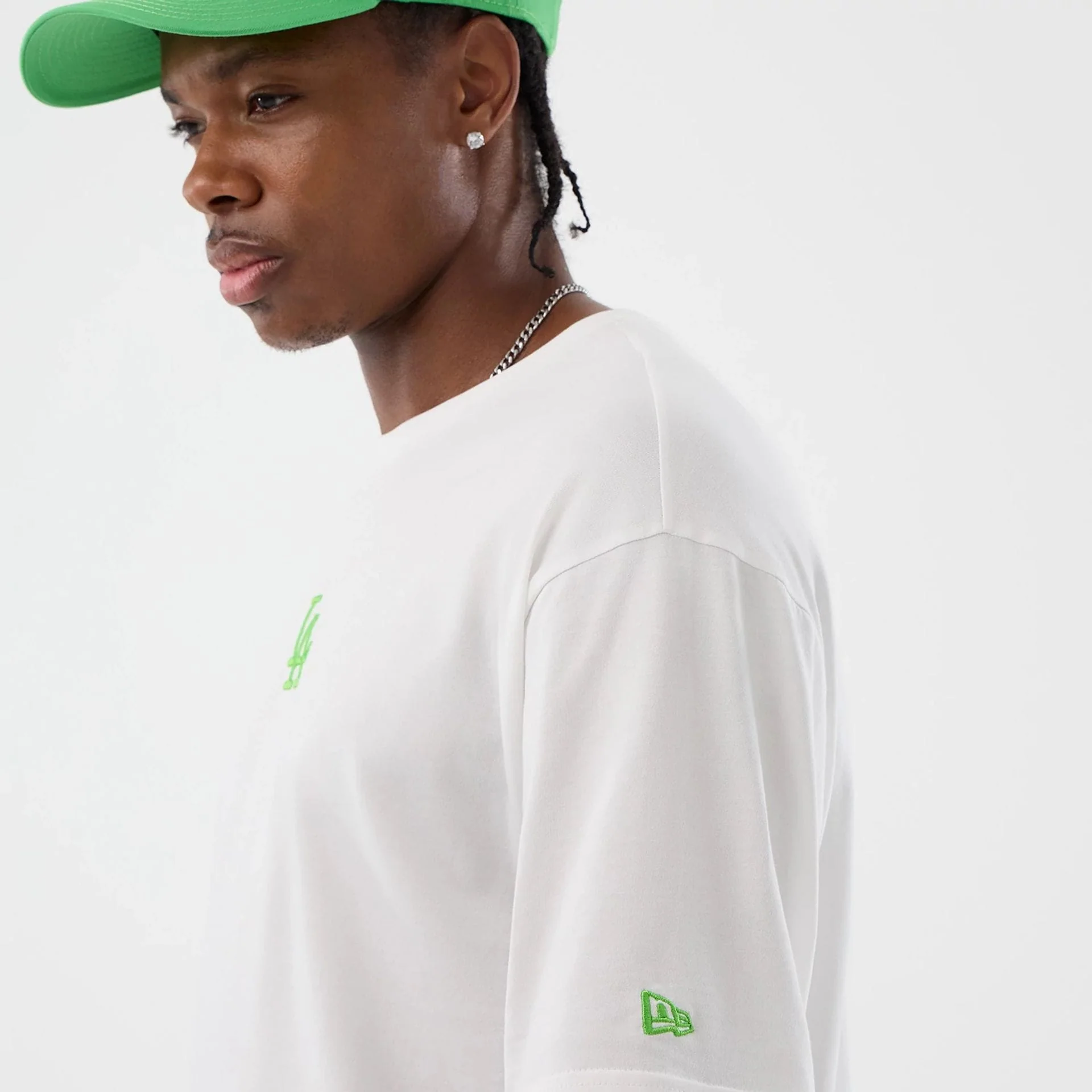 LA Dodgers MLB League Essential White Oversized T-Shirt