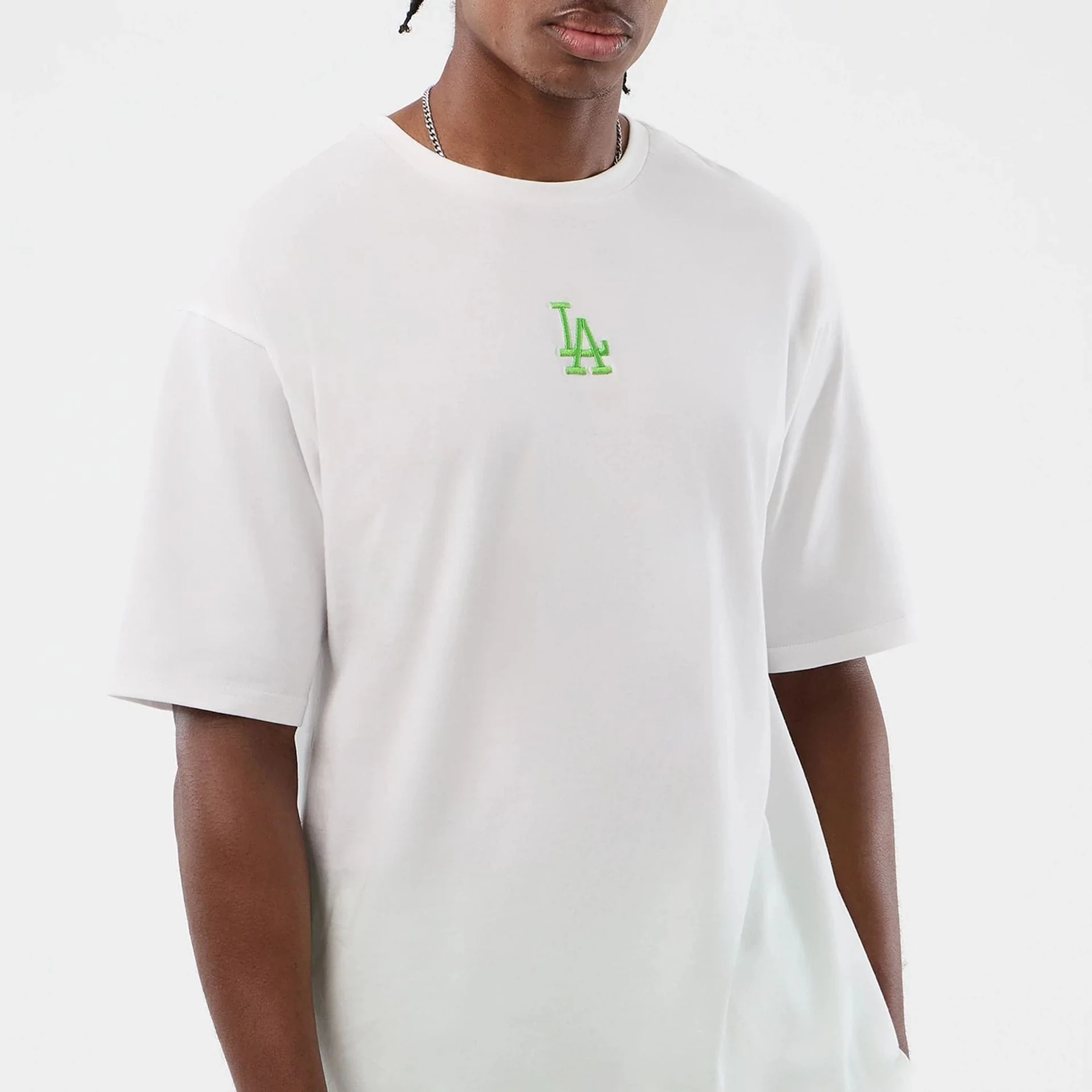 LA Dodgers MLB League Essential White Oversized T-Shirt