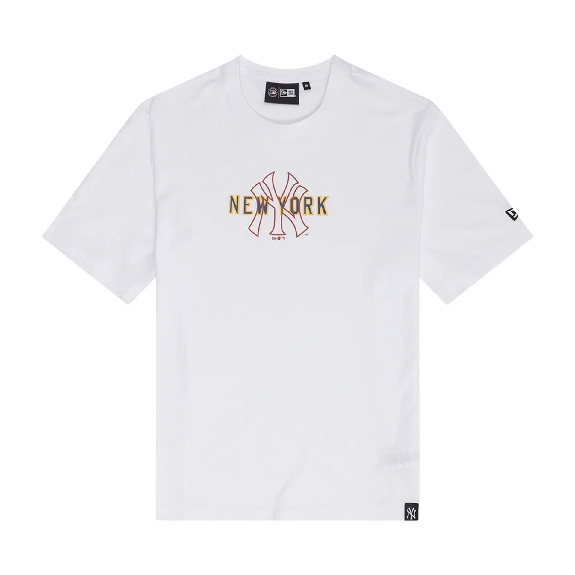 New York Yankees MLB Large Logo Graphic White T-Shirt