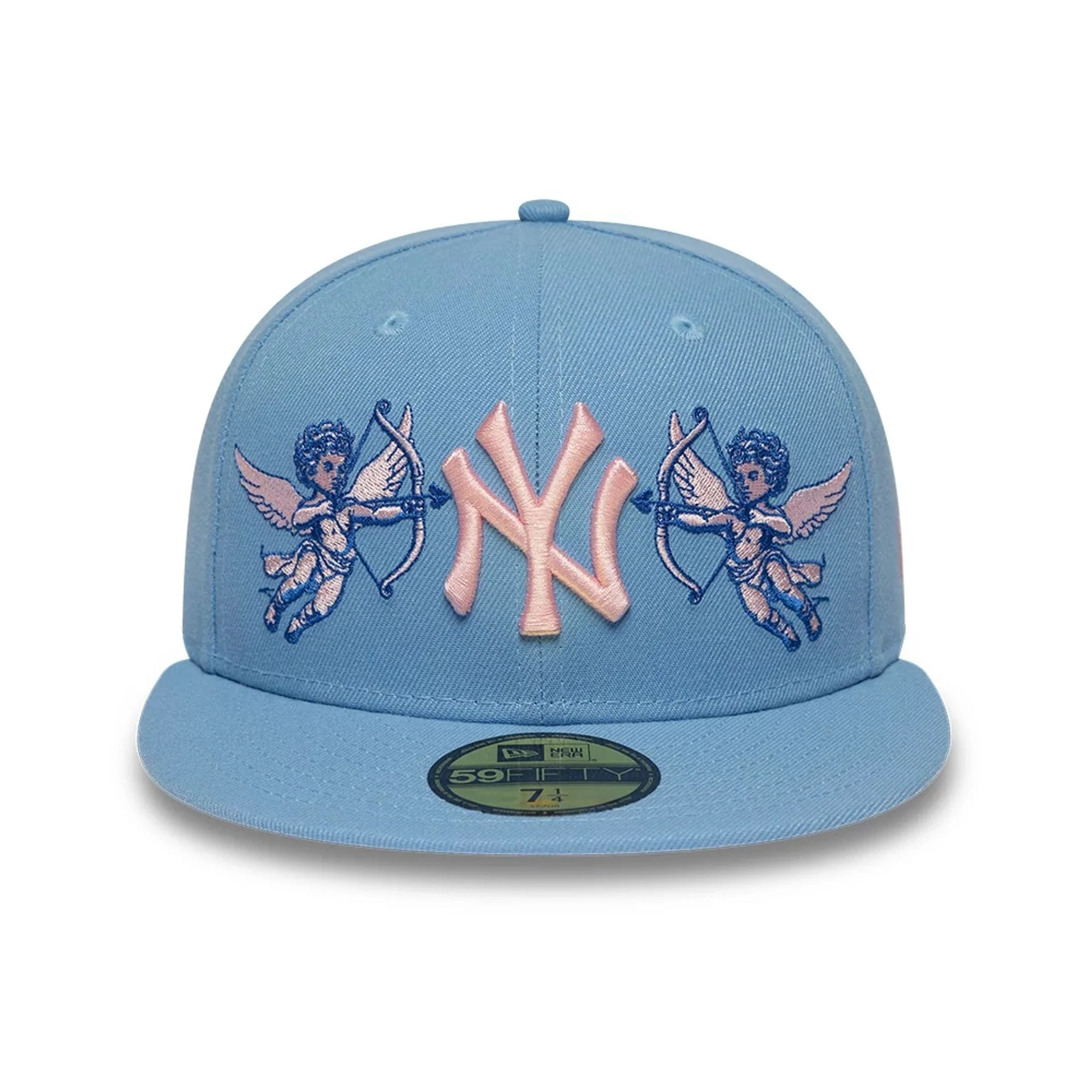 New York Yankees MLB Cherub Pastel Blue 59FIFTY Fitted Cap