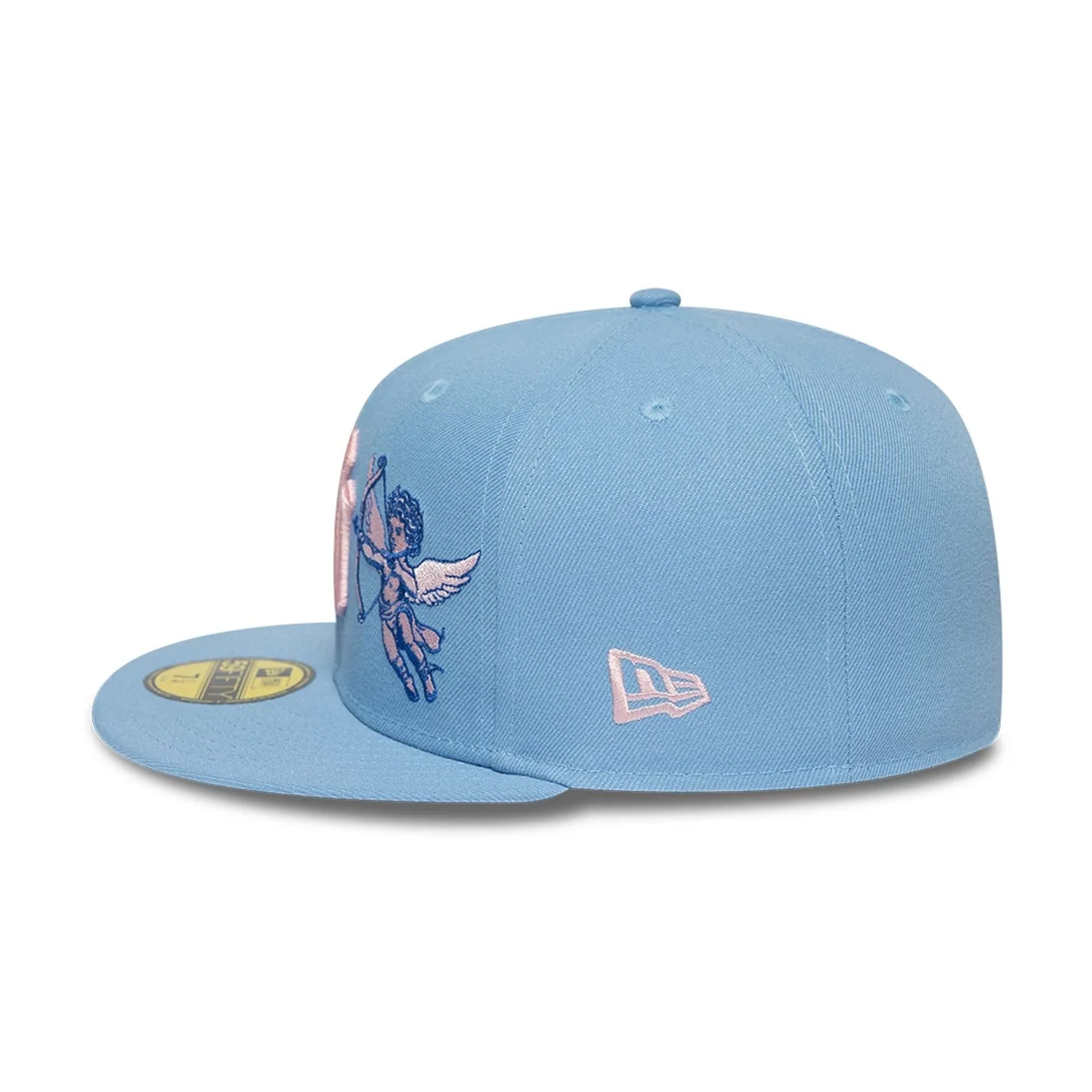 New York Yankees MLB Cherub Pastel Blue 59FIFTY Fitted Cap