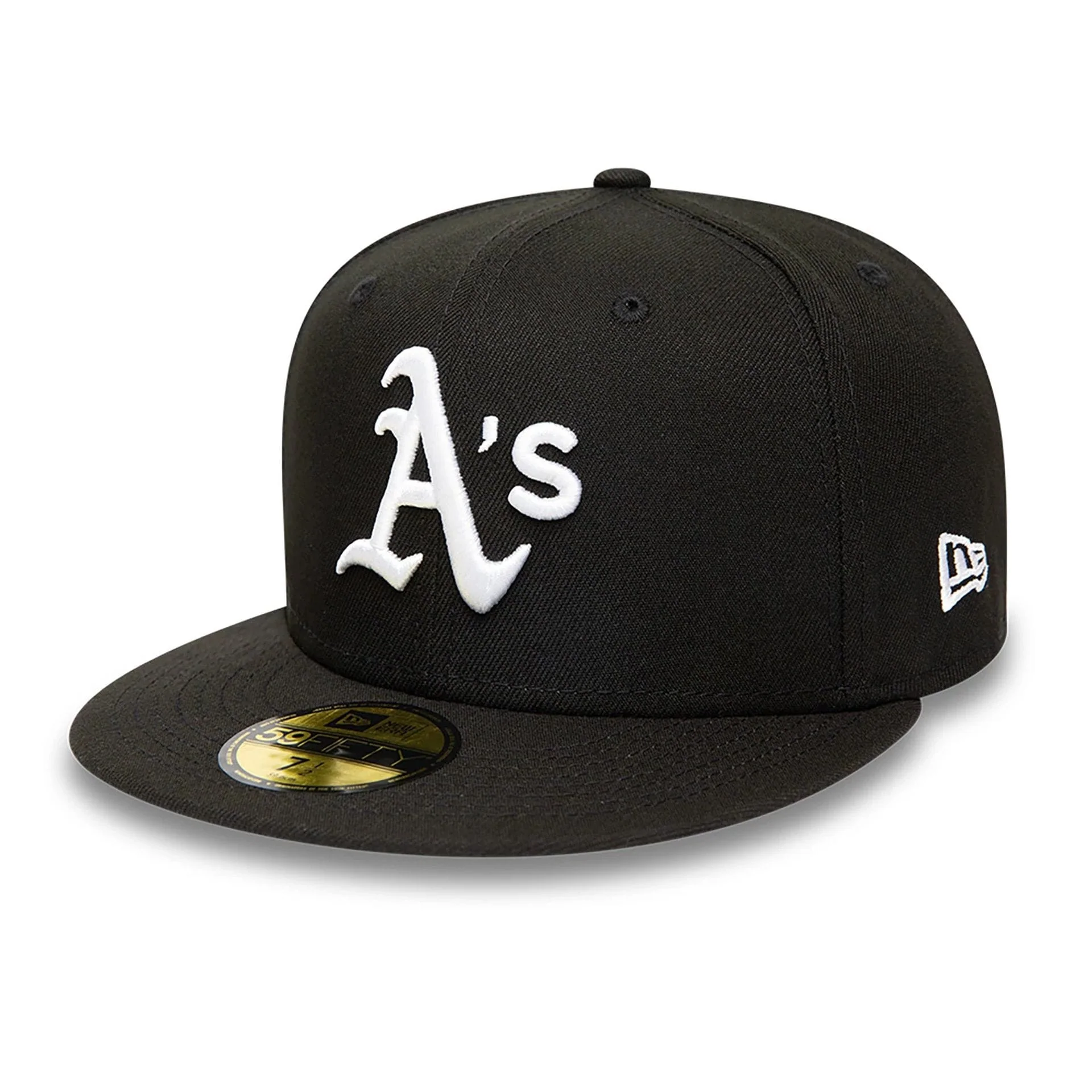 Oakland Athletics MLB Black and White 59FIFTY Fitted Cap