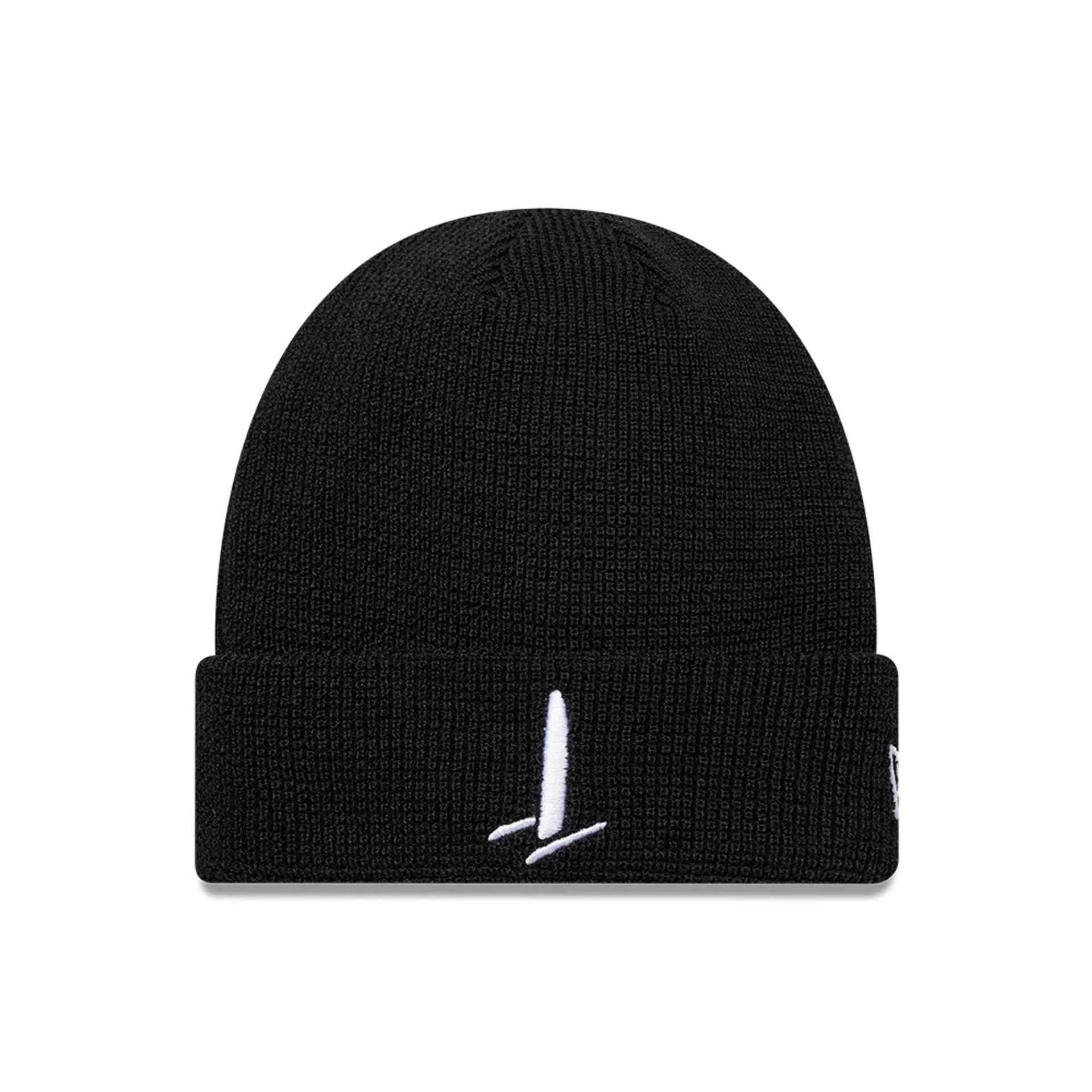 Sail GP Waffle Black Cuff Knit Beanie