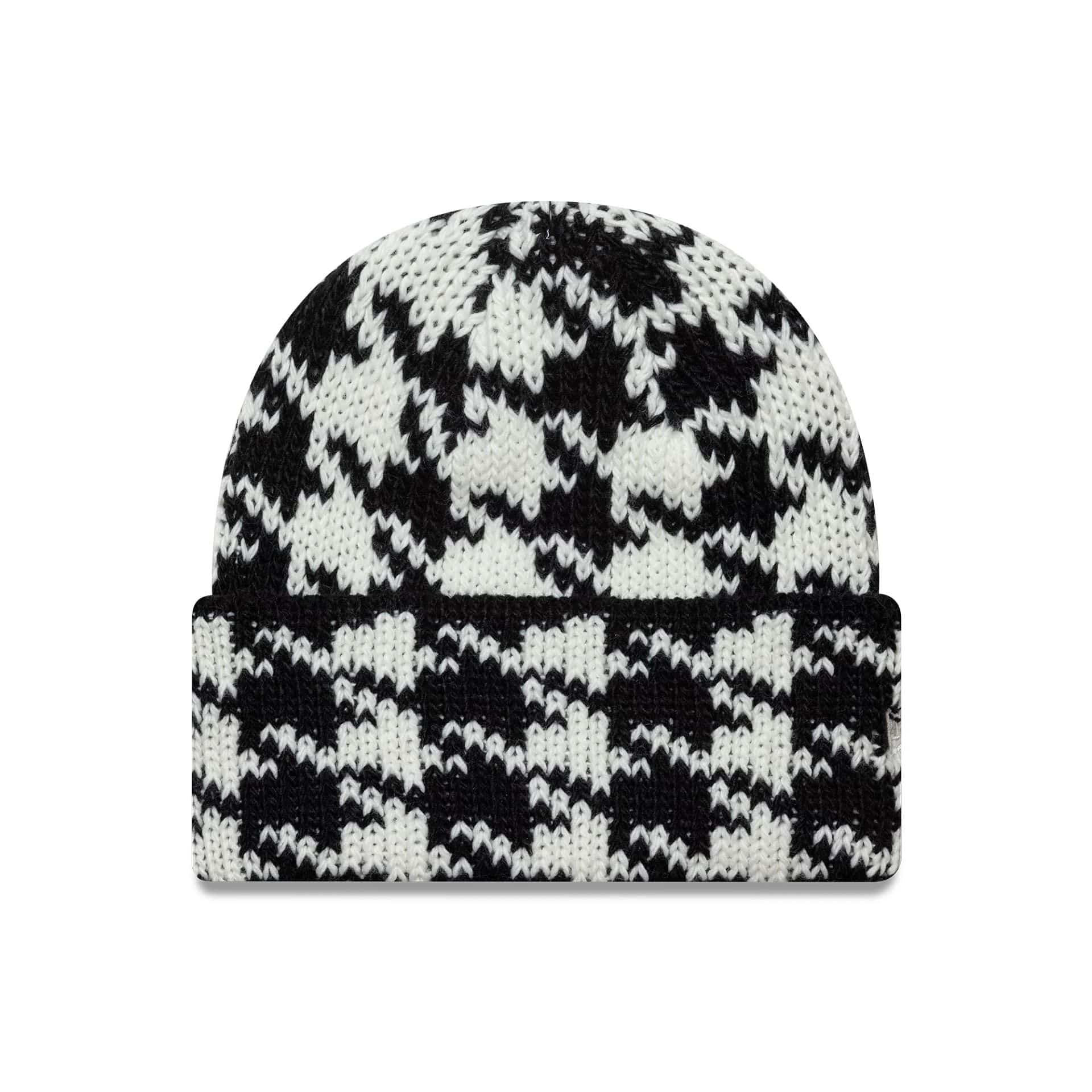 11472-new-era-houdstooth-black-cuff-knit-beanie-hat-1.jpg New Era Houdstooth Black Cuff Knit Beanie Hat