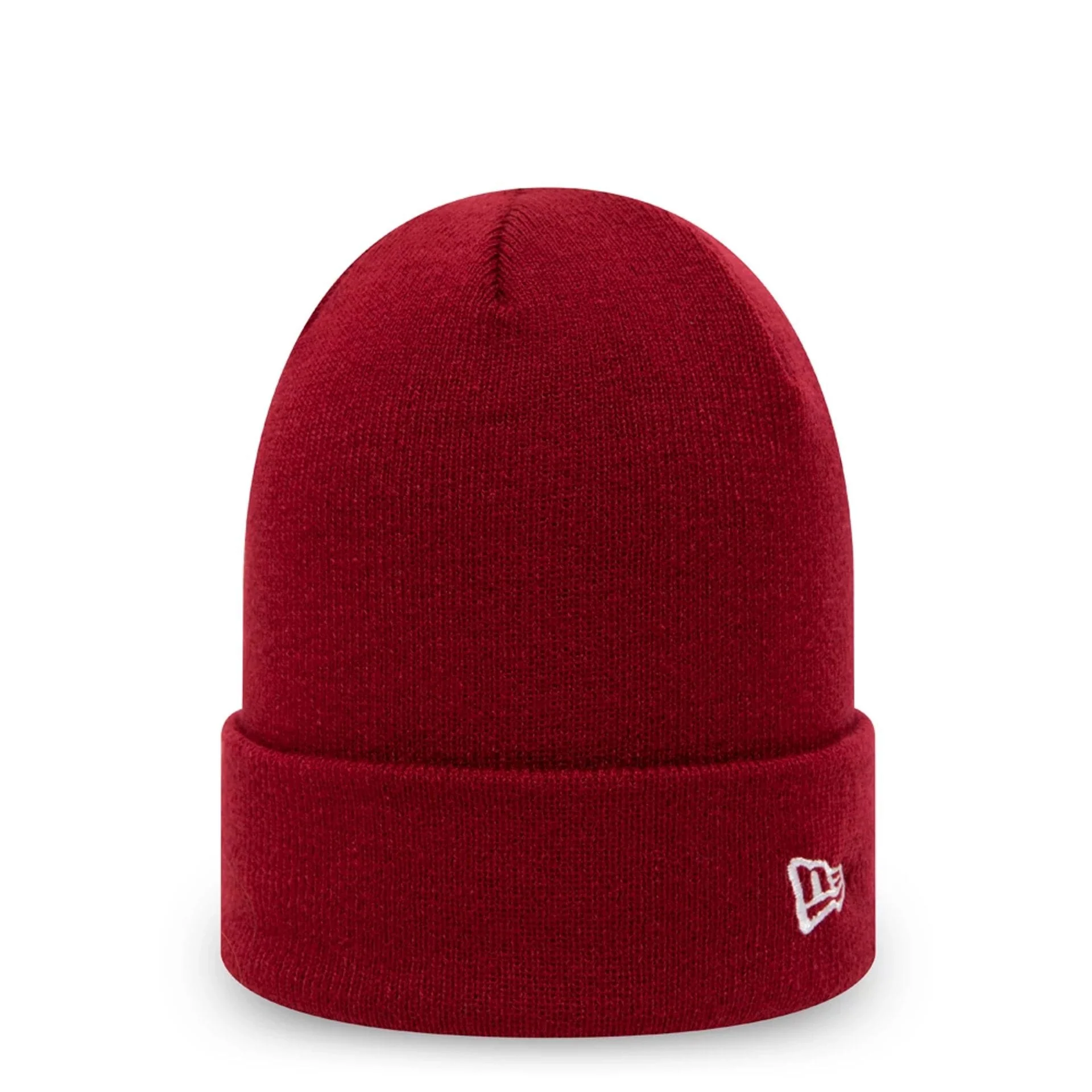 New Era Essential Maroon Cuff Beanie Hat