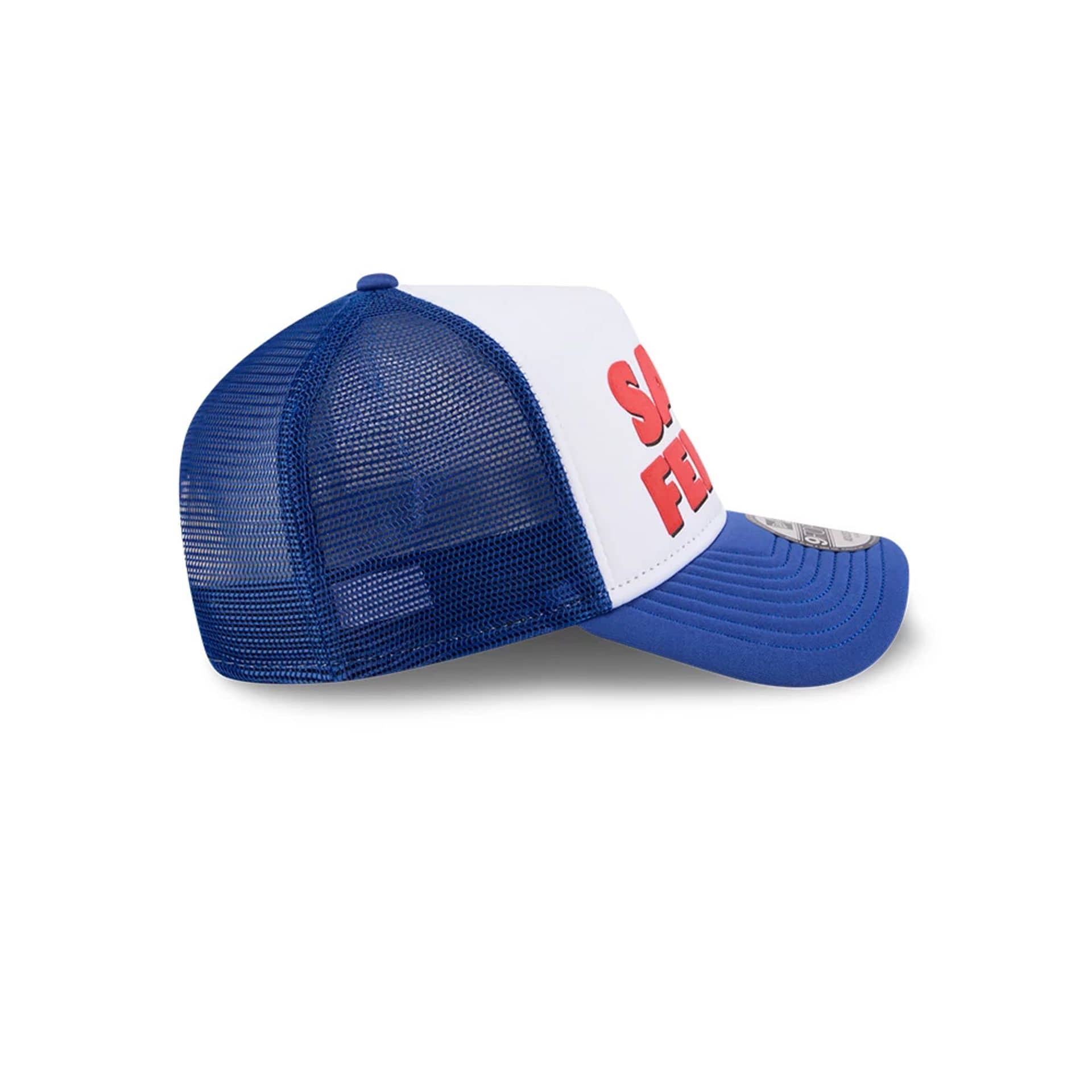 Cubs MLB X Ferris Bueller's Day Off White 9FORTY A-Frame Trucker Adjustable Cap