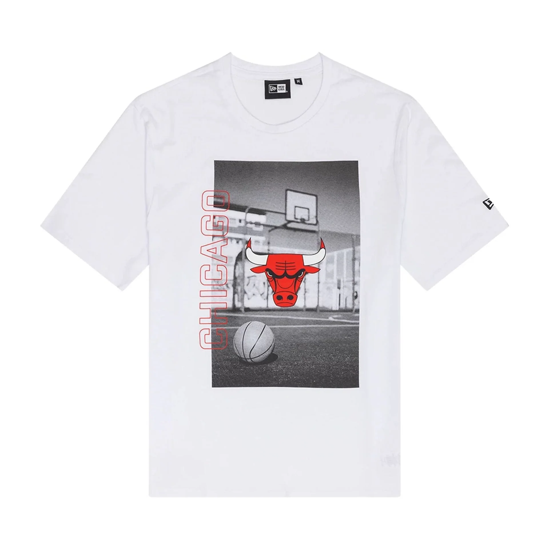 Chicago Bulls NBA Photographic White T-Shirt