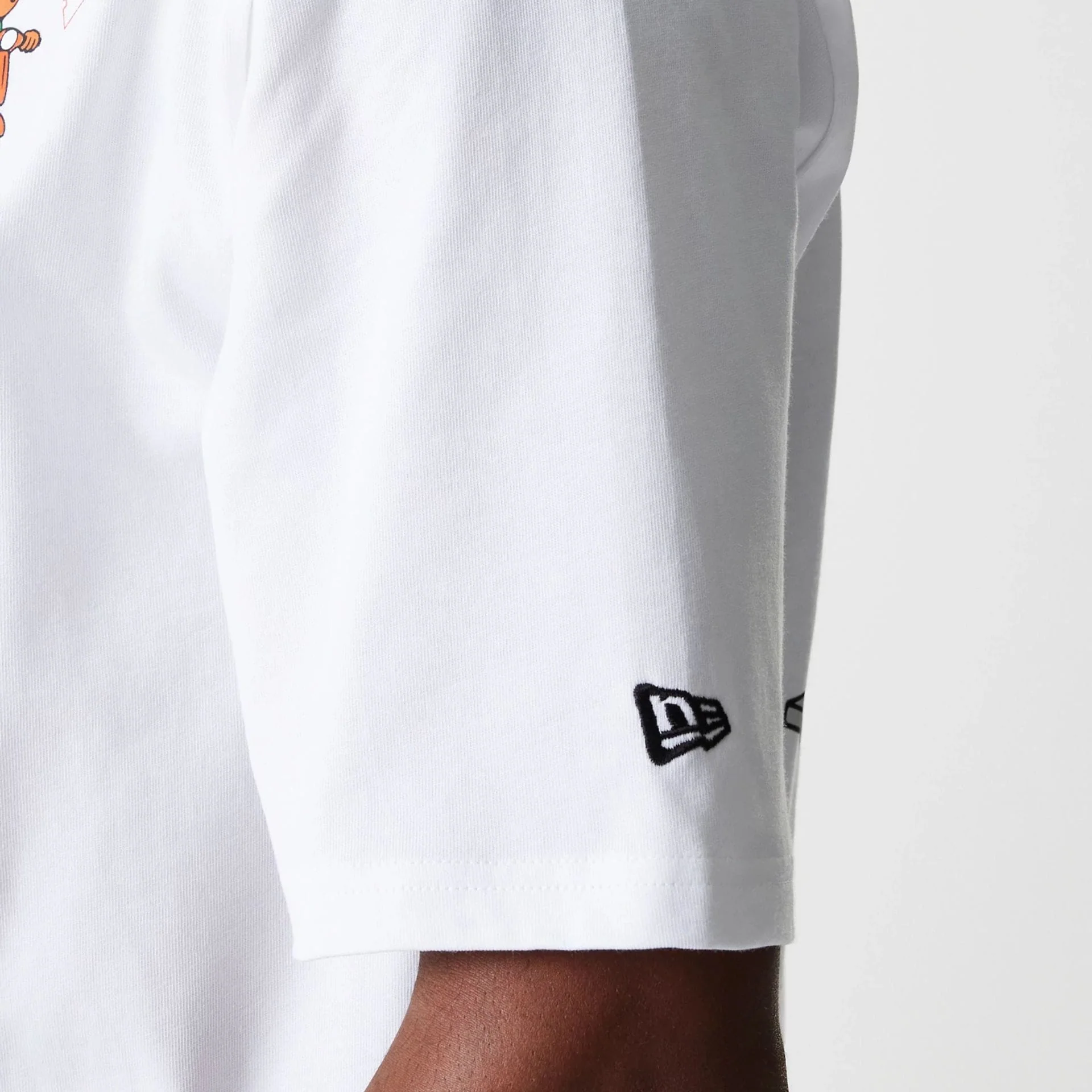 New Era Pizza Club Graphic White Oversized T-Shirt