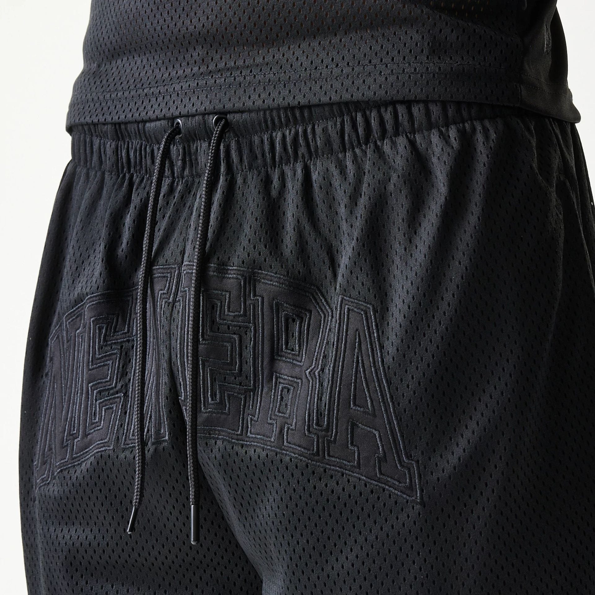 New Era Mesh Black Shorts