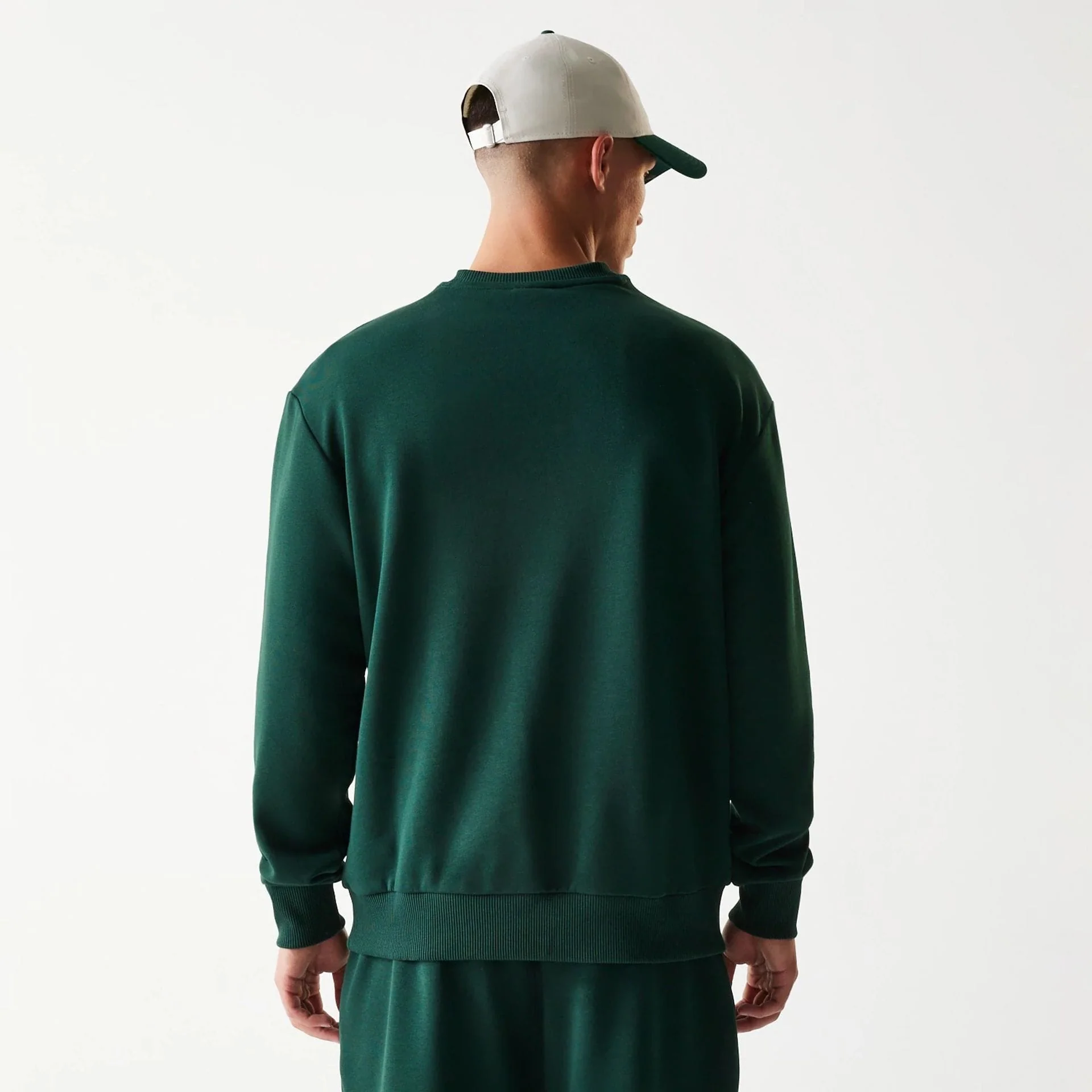 12340-new-era-dark-green-oversized-crew-neck-sweater-2.webp New Era Dark Green Oversized Crew Neck Sweater