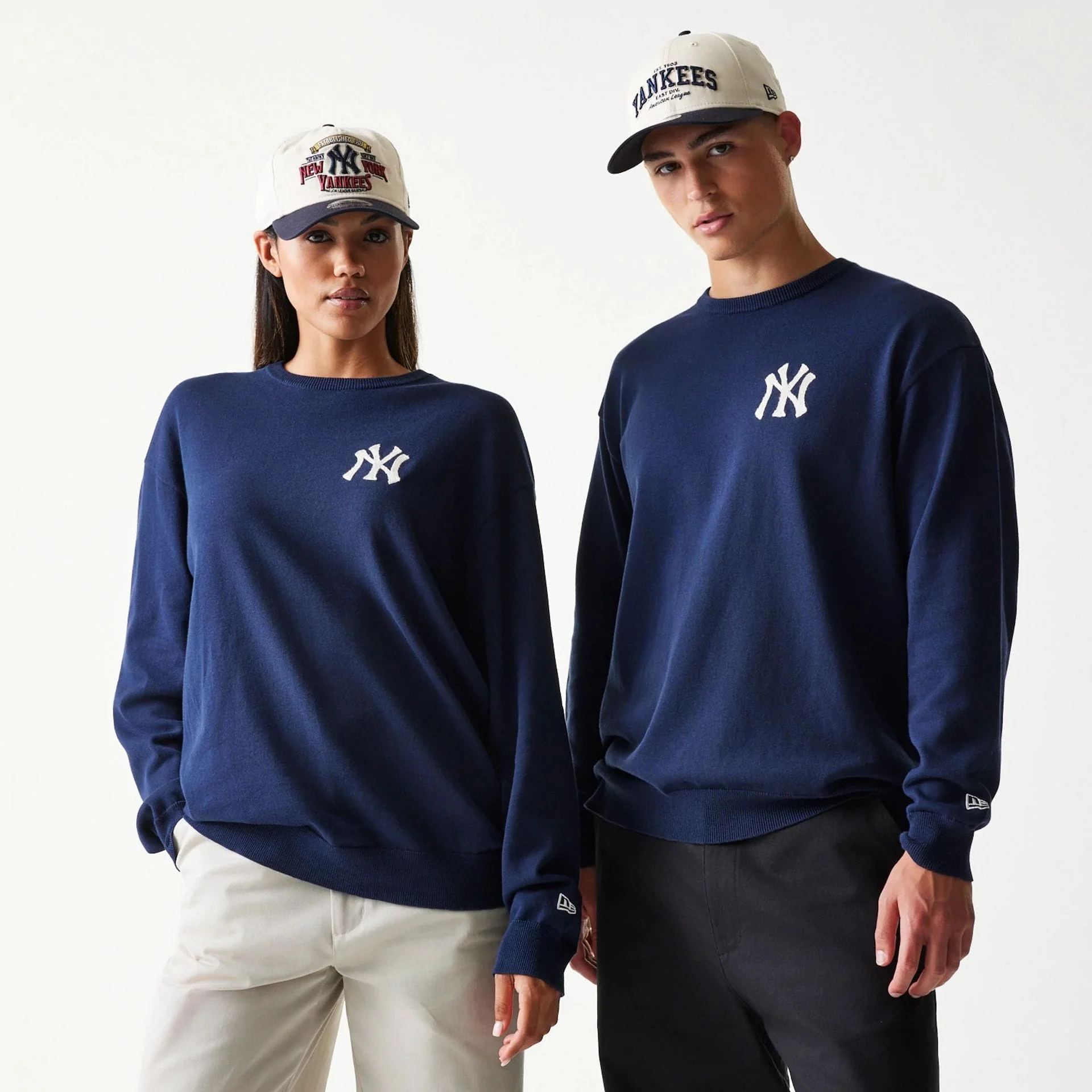 New York Yankees MLB Essential Navy Knitted Sweater