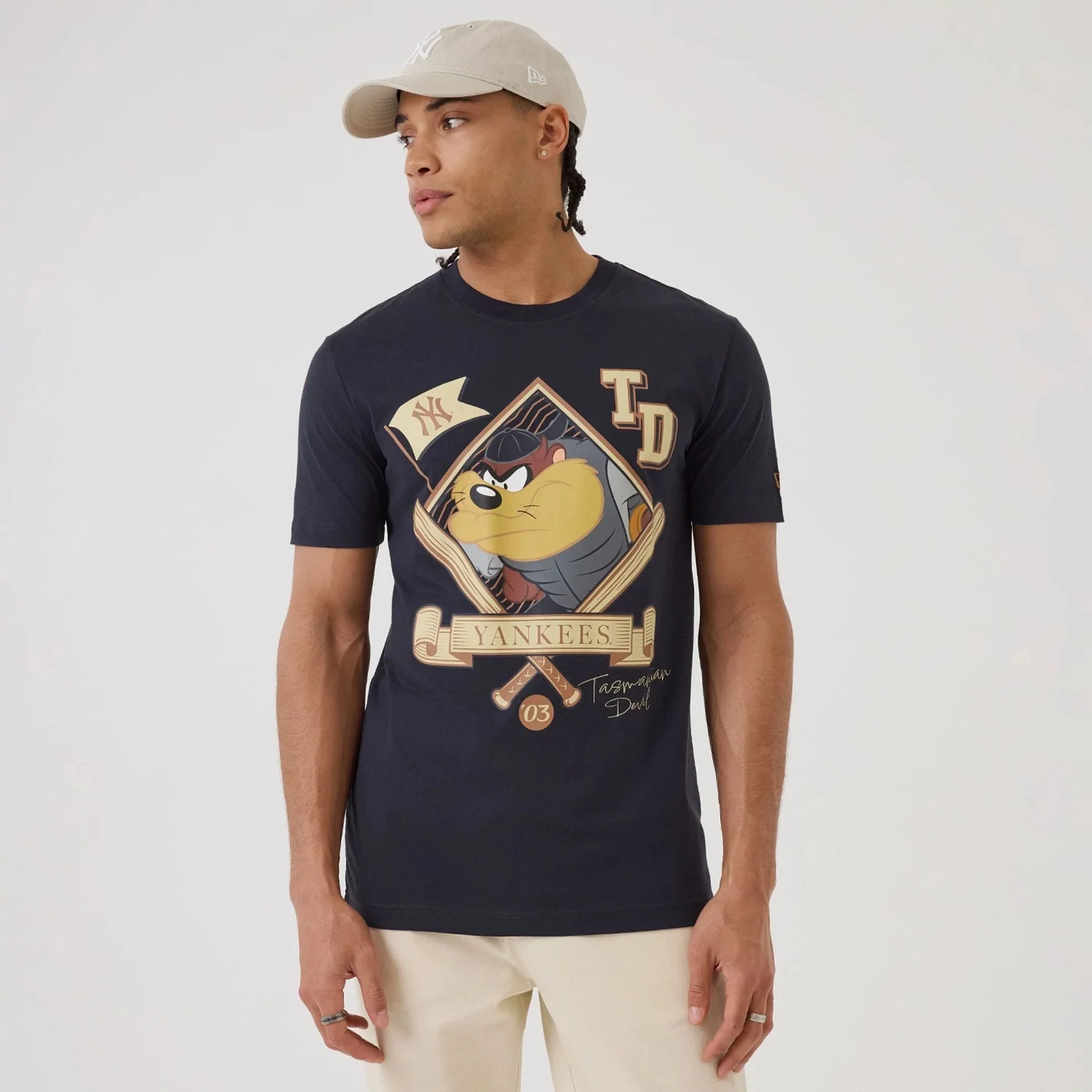 New York Yankees MLB X Looney Tunes Navy T-Shirt