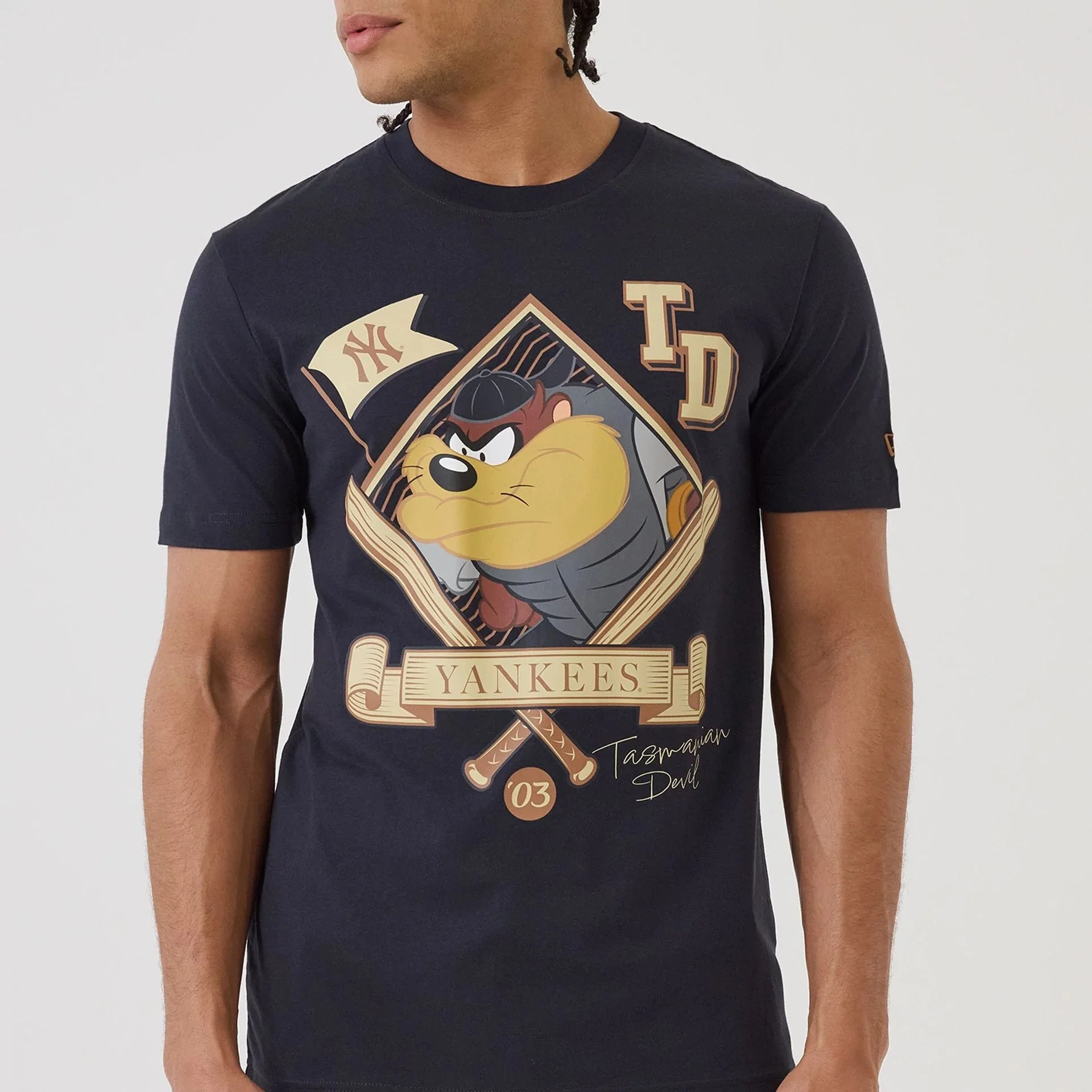 New York Yankees MLB X Looney Tunes Navy T-Shirt