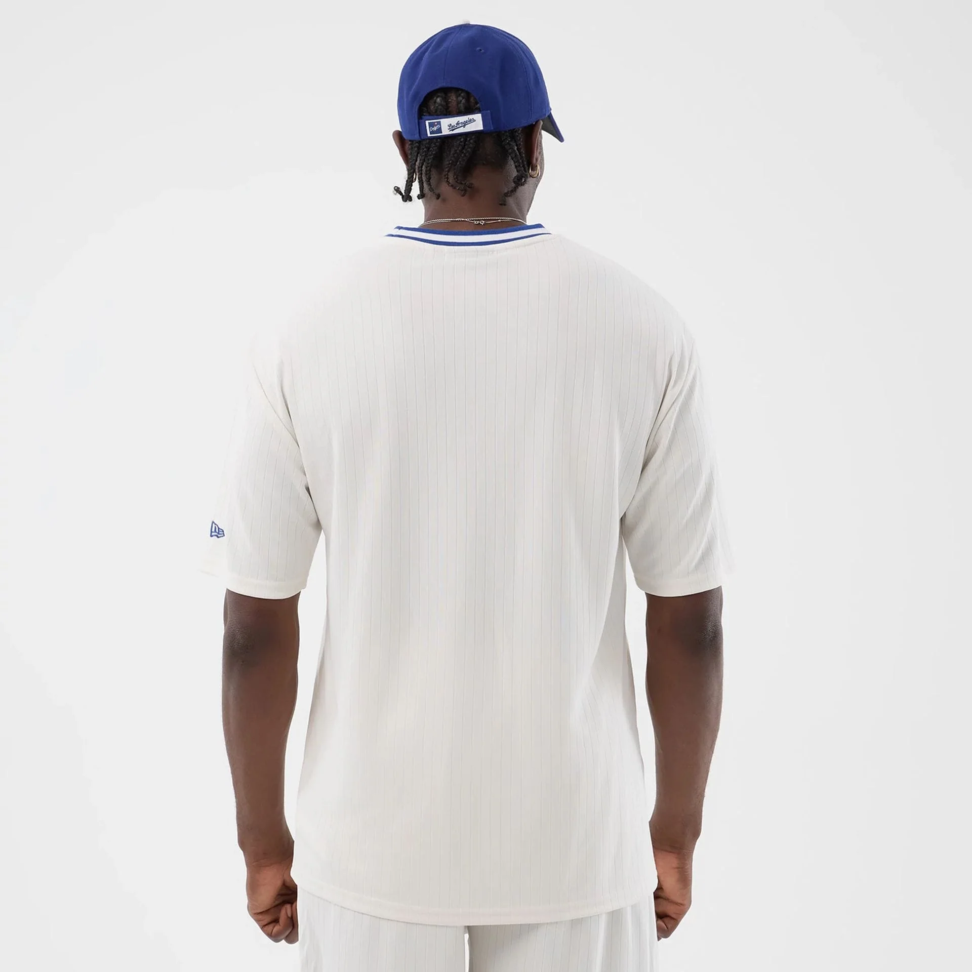 LA Dodgers MLB Arch Open White Oversized T-Shirt