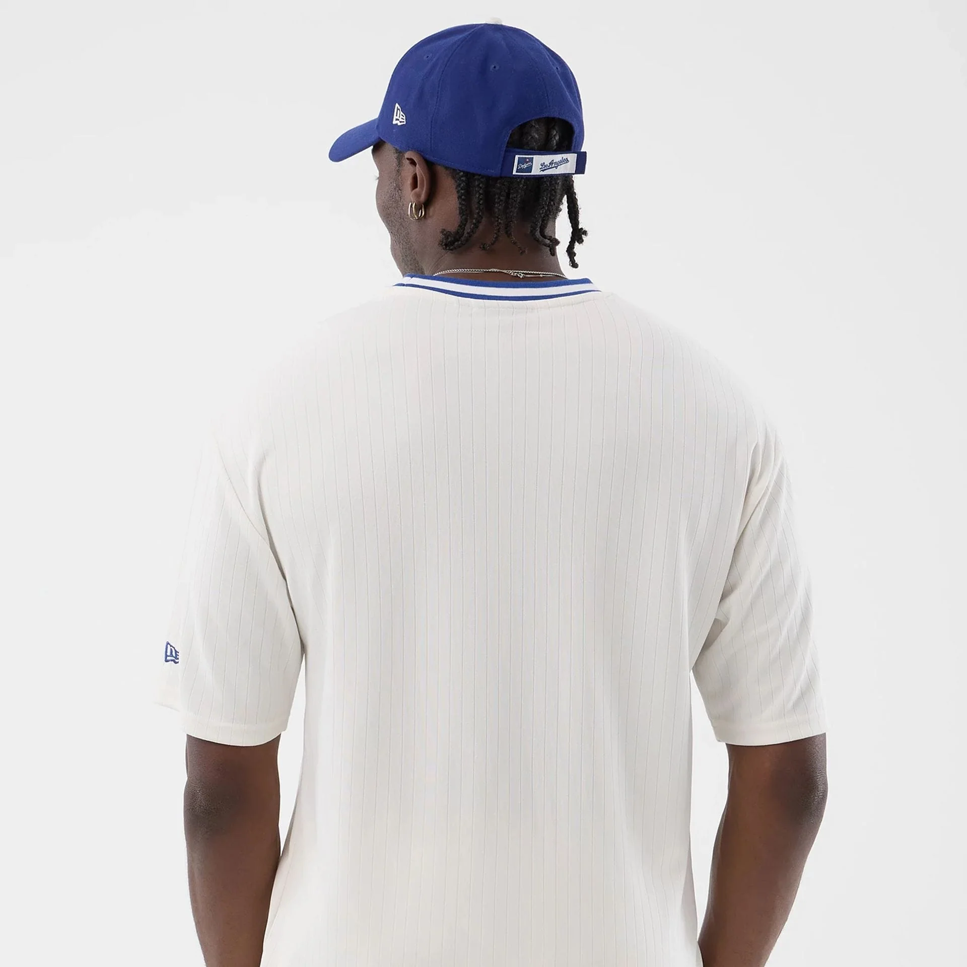 LA Dodgers MLB Arch Open White Oversized T-Shirt