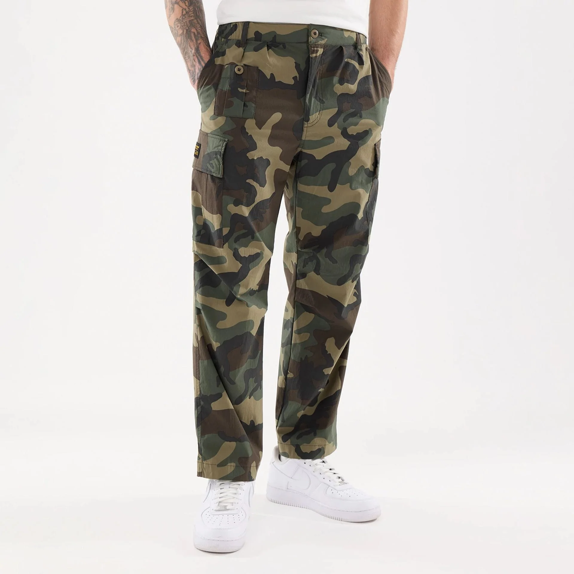 New Era Originators Woodland Camo Cargo Trousers