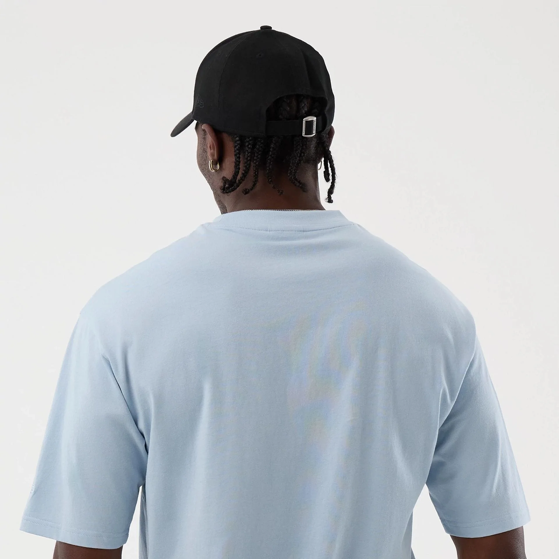 LA Lakers NBA League Essential Pastel Blue Oversized T-Shirt