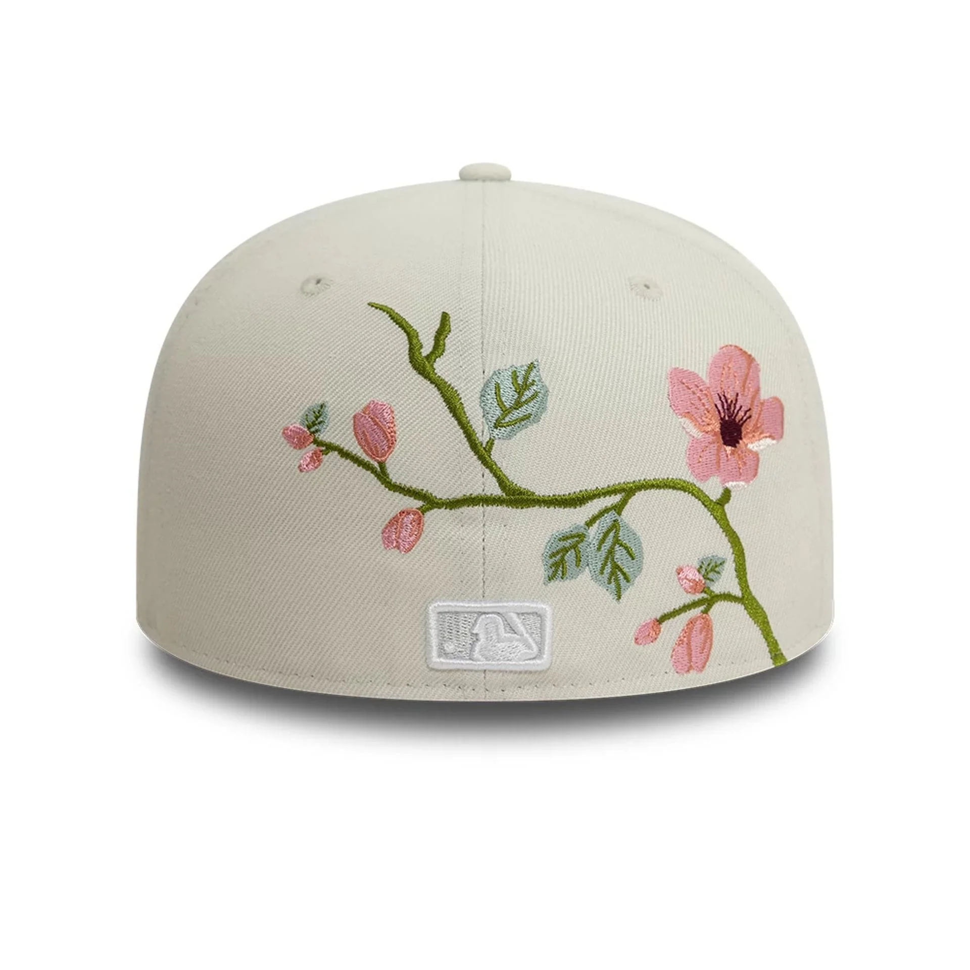 New York Yankees MLB Floral Light Beige 59FIFTY Fitted Cap