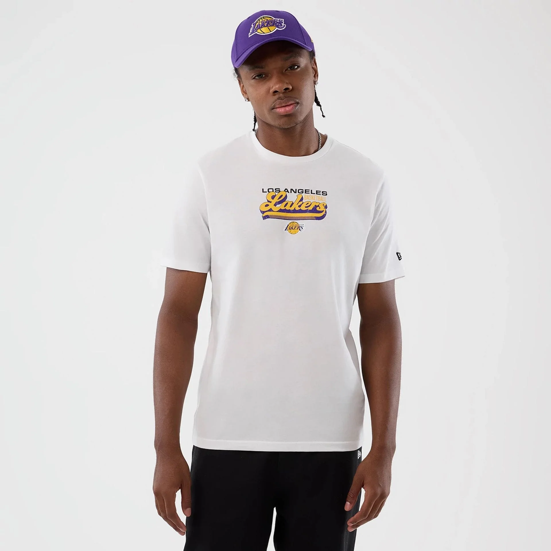 LA Lakers NBA Back To School White T-Shirt