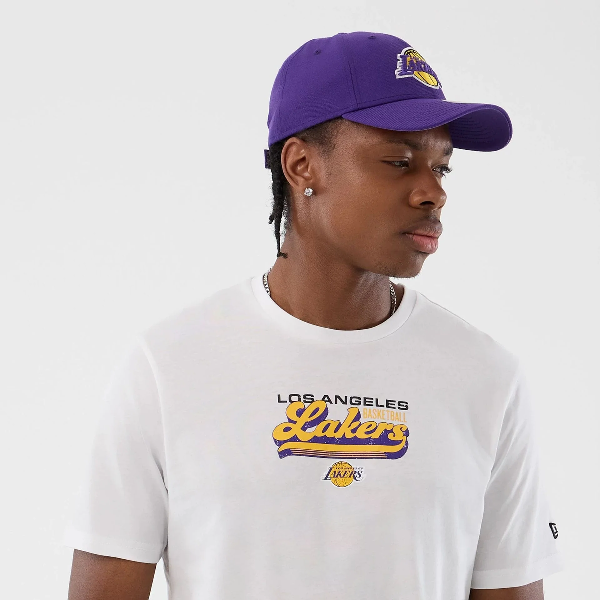 LA Lakers NBA Back To School White T-Shirt