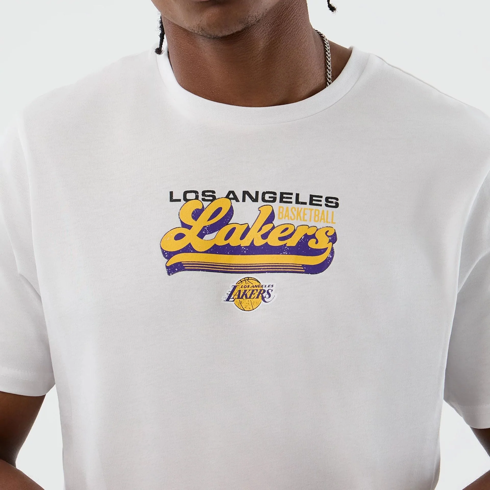 LA Lakers NBA Back To School White T-Shirt