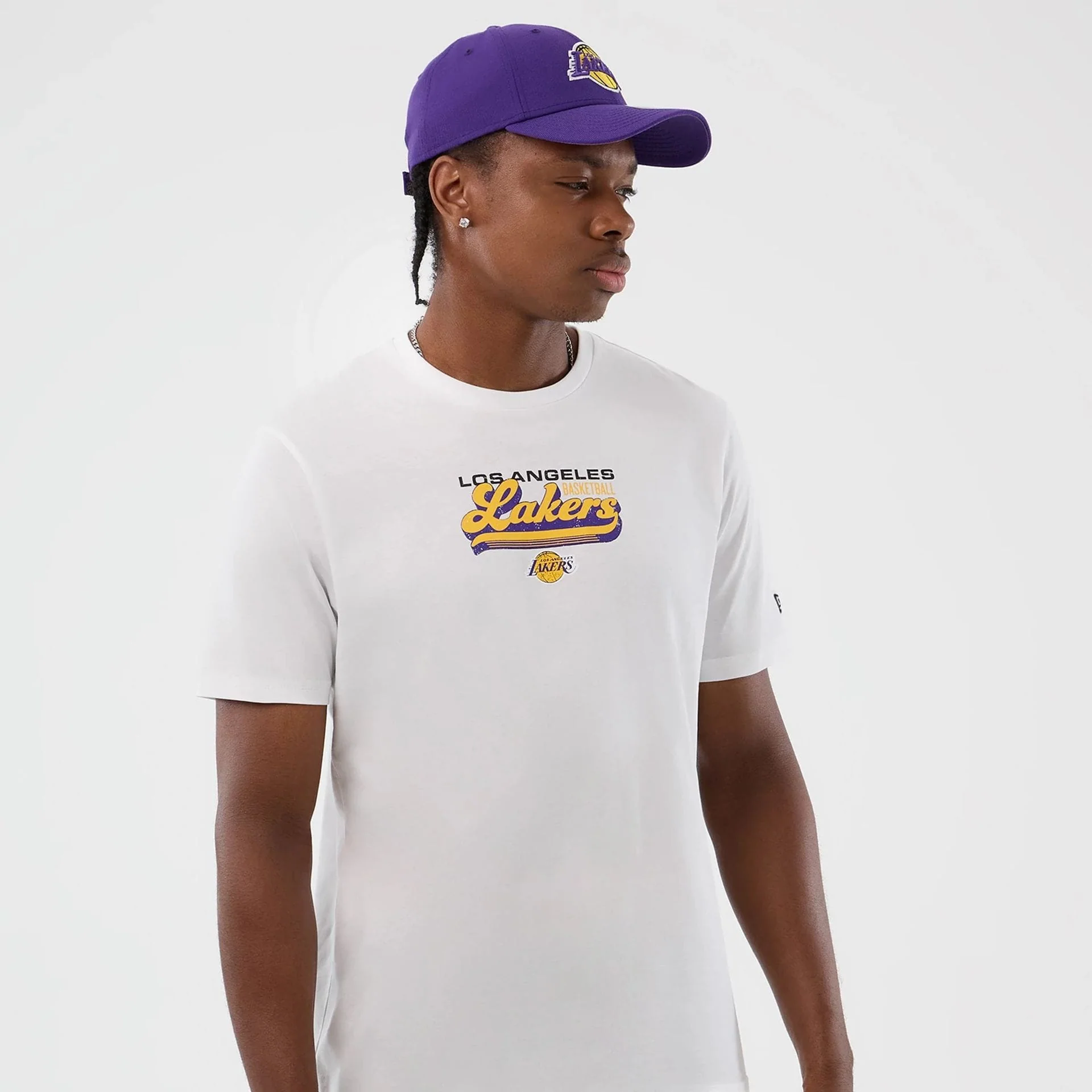 LA Lakers NBA Back To School White T-Shirt