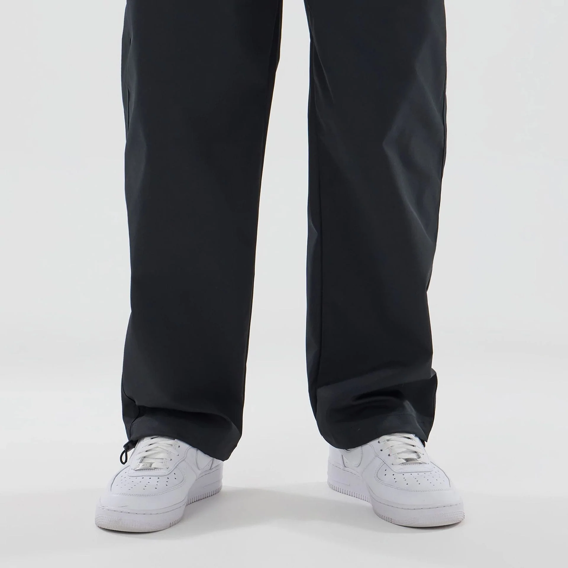 New Era NEC Logo Black Straight Leg Joggers