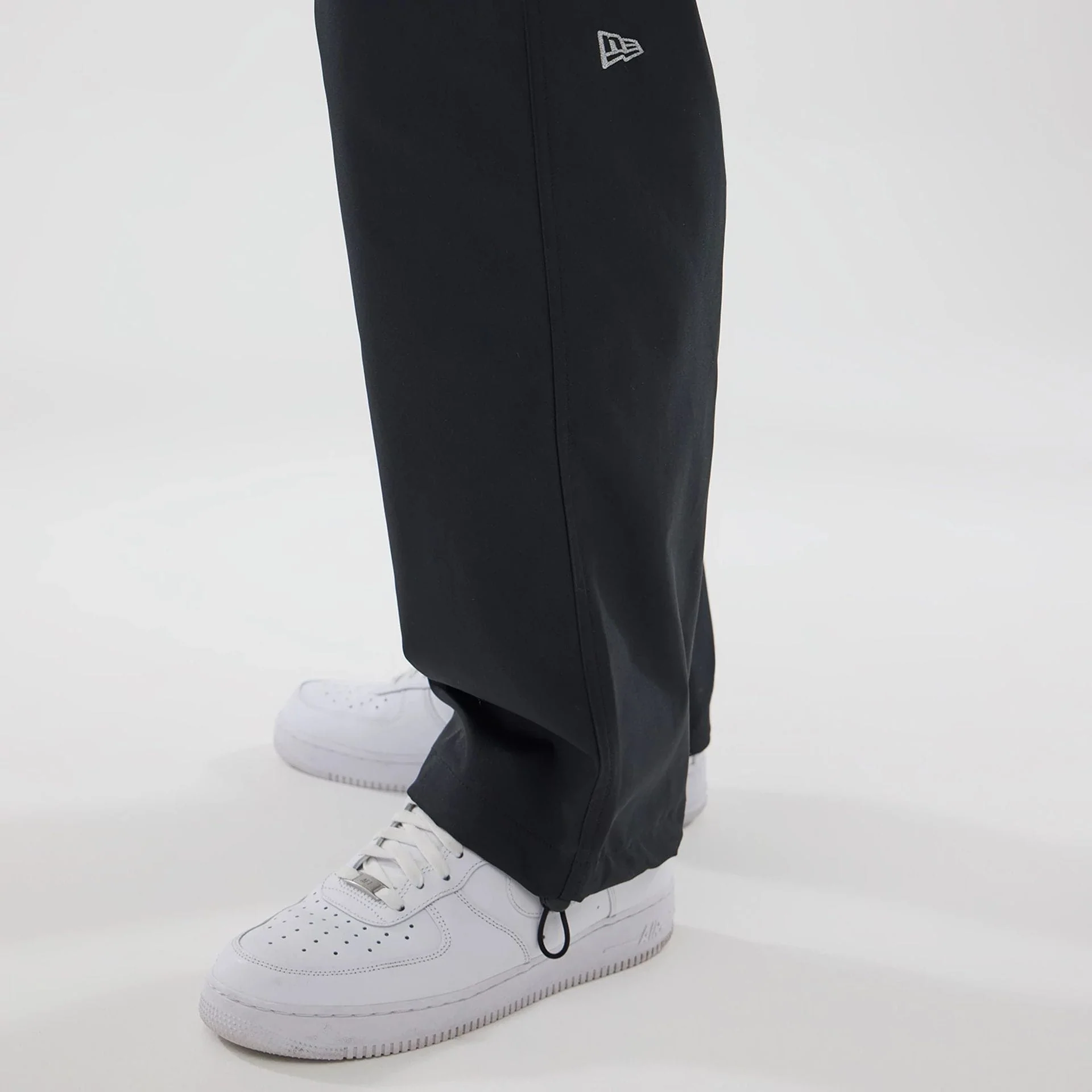 New Era NEC Logo Black Straight Leg Joggers