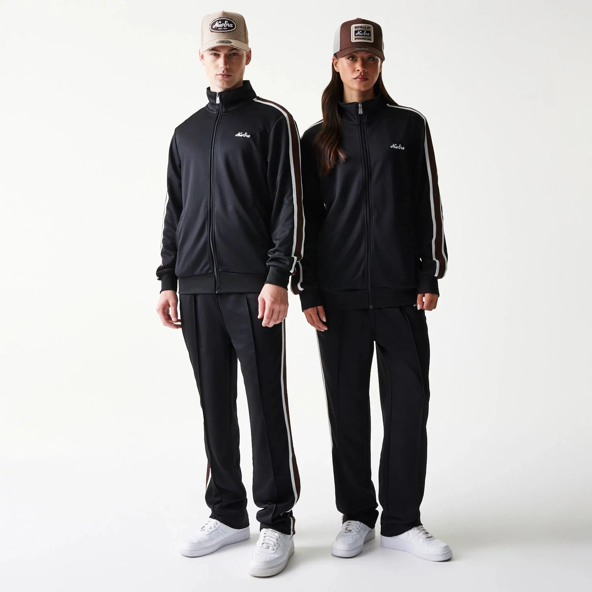 New Era Script Black Track Jacket