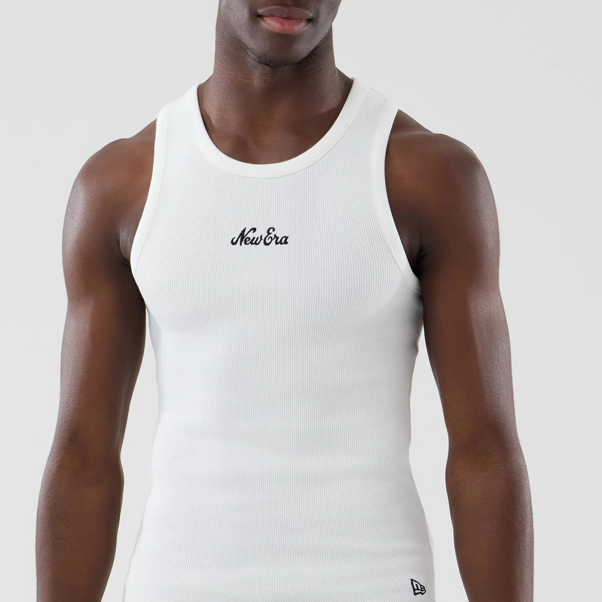 New Era Rib White Vest