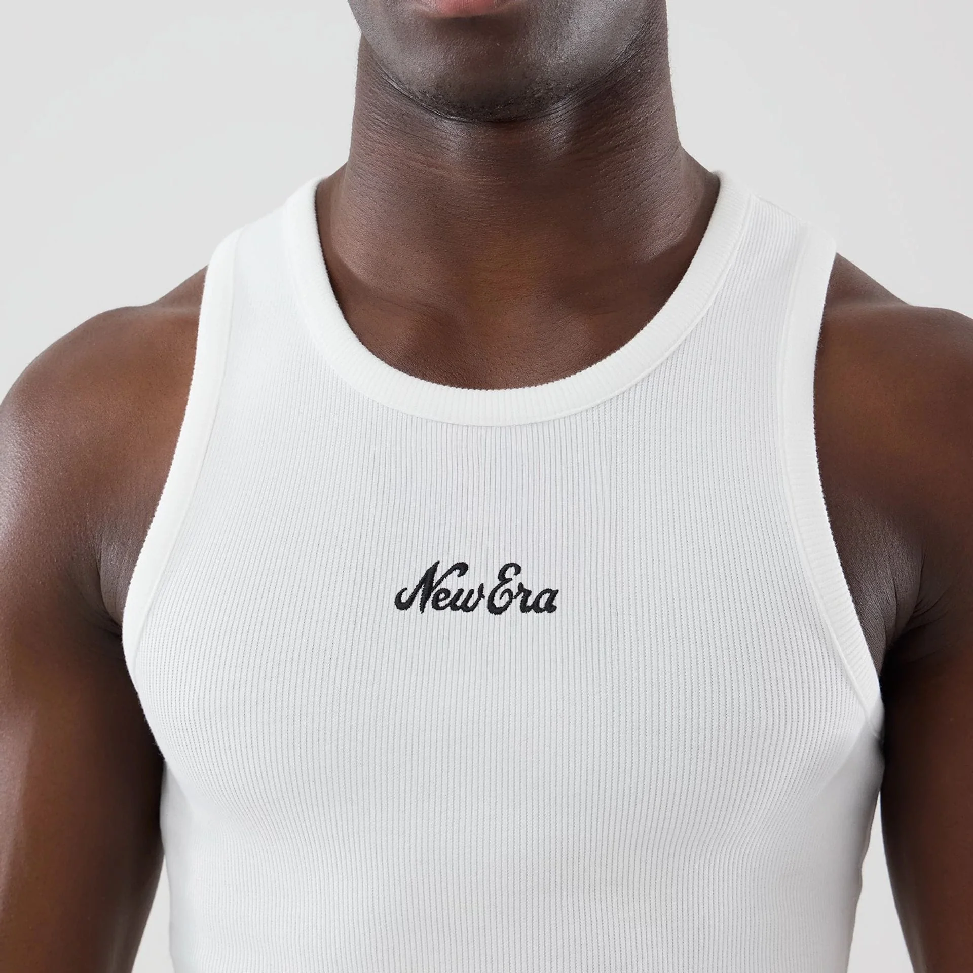 New Era Rib White Vest