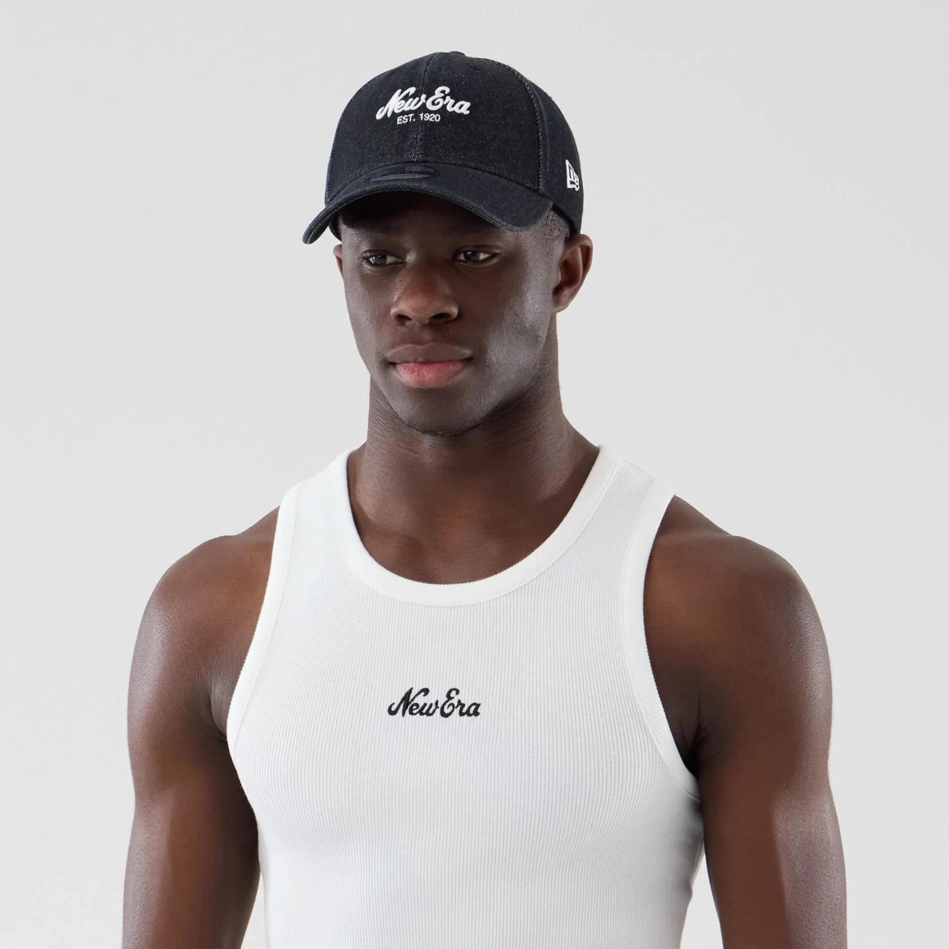 New Era Rib White Vest