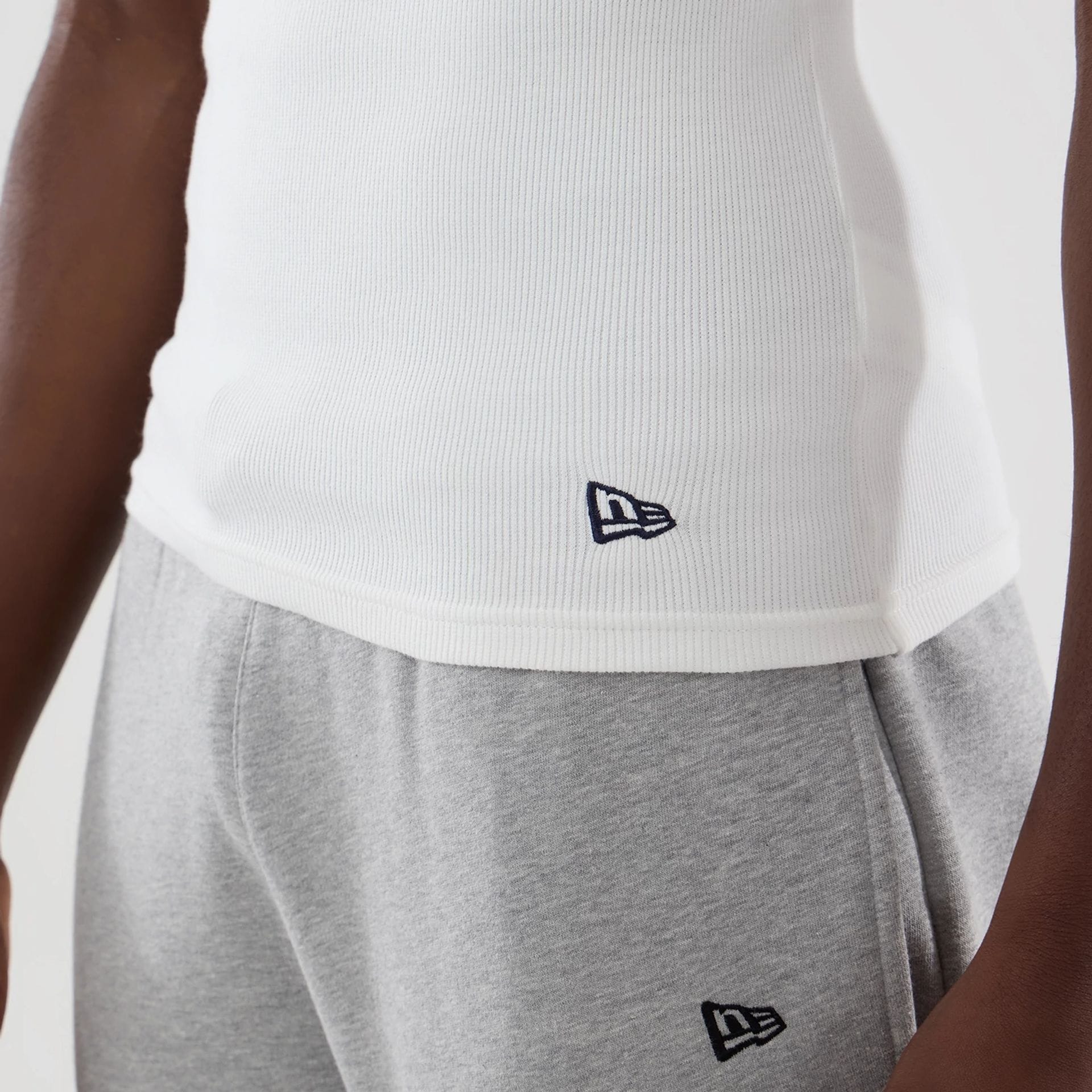 New Era Rib White Vest