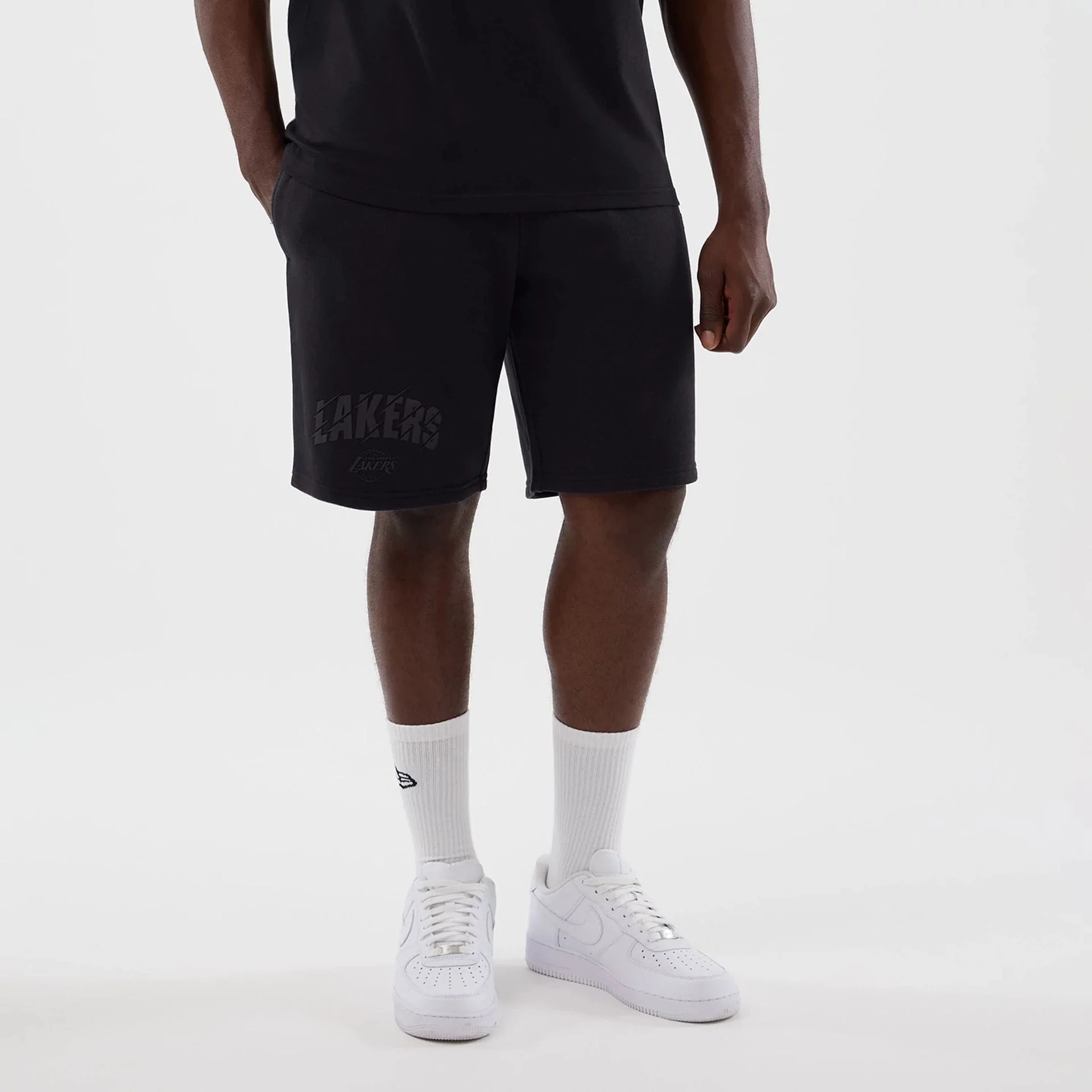 LA Lakers NBA Core Plus Navy Shorts