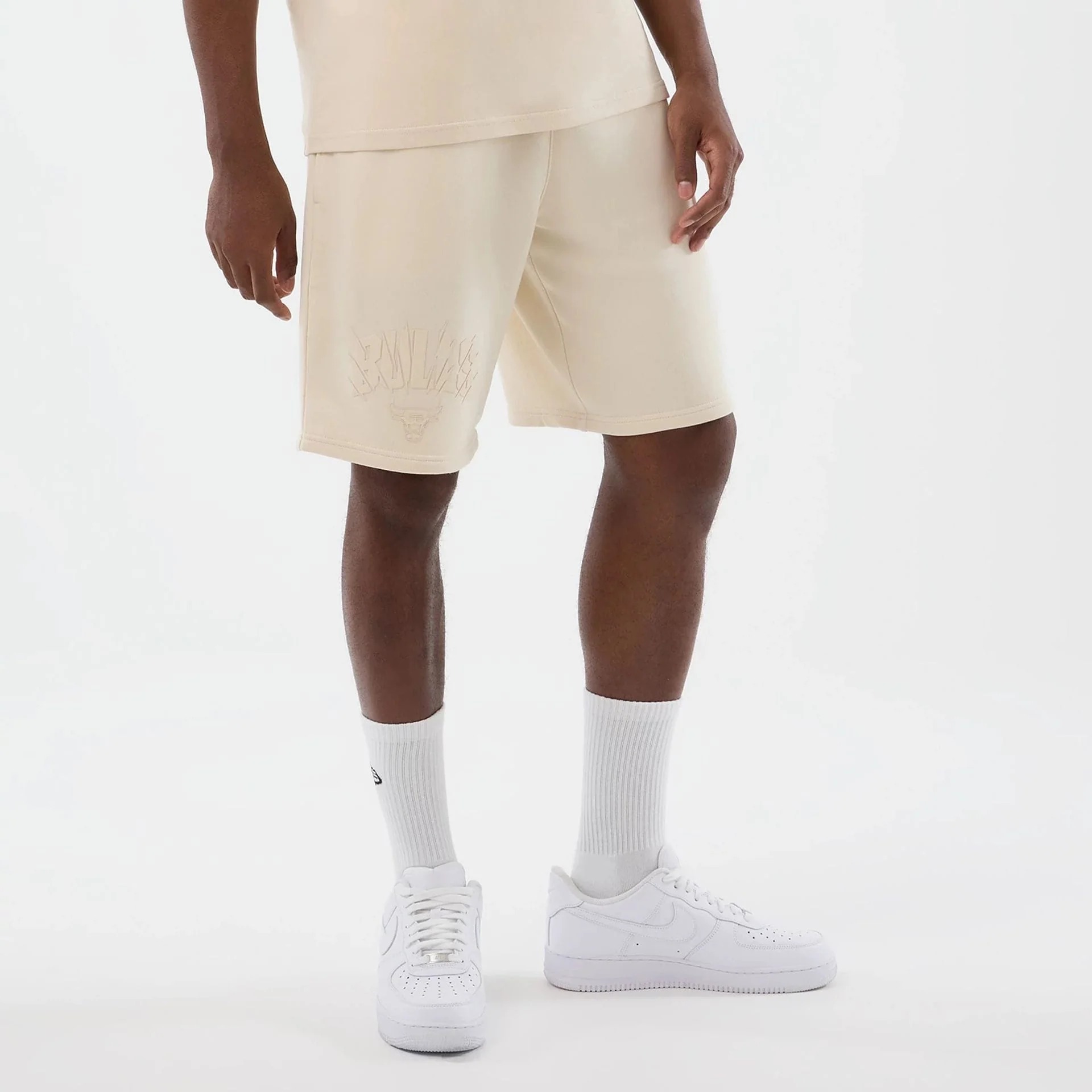 Chicago Bulls NBA Core Plus Light Beige Shorts