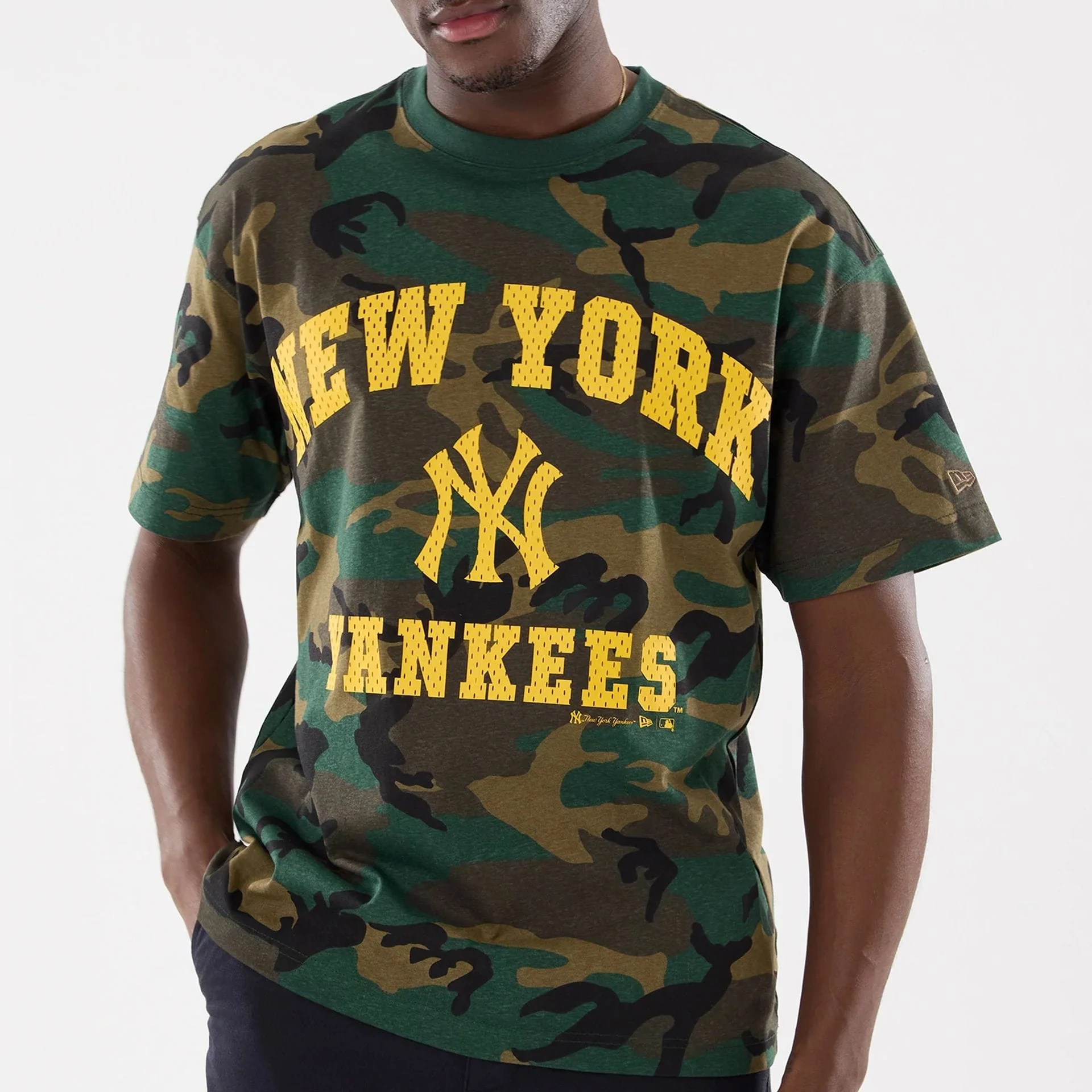New York Yankees MLB Camo Woodland T-Shirt