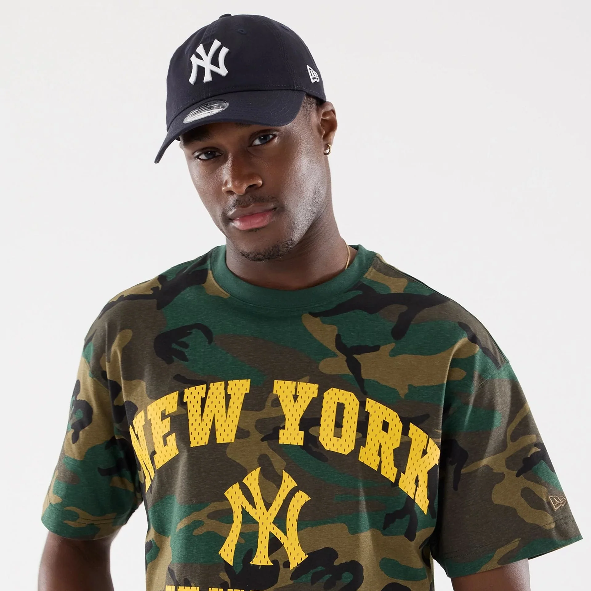 New York Yankees MLB Camo Woodland T-Shirt