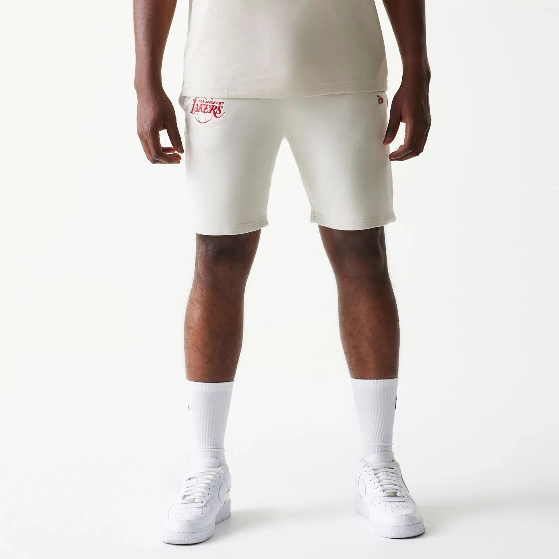 LA Lakers NBA League Essential Cream Shorts