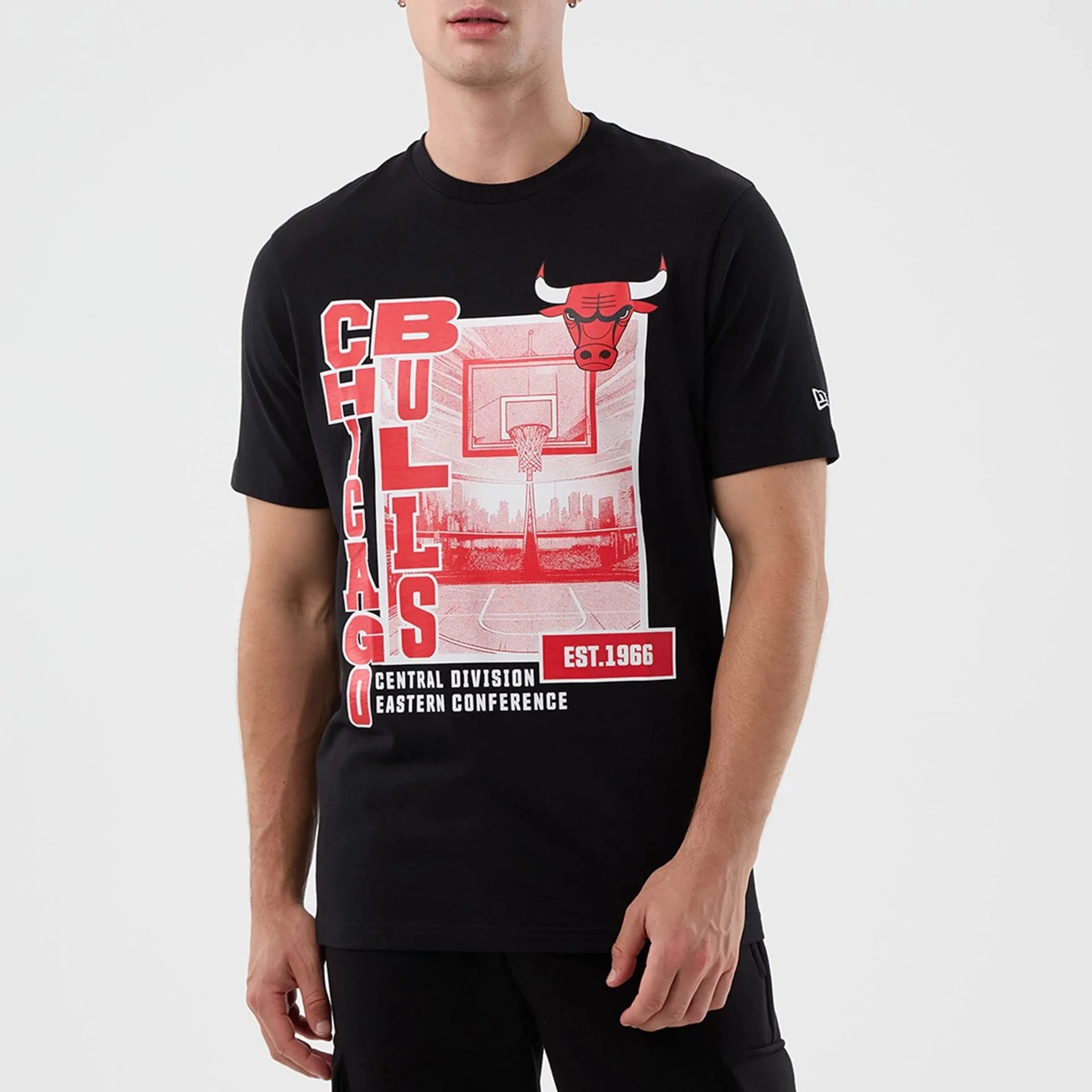 Chicago Bulls NBA Graphic Black T-Shirt