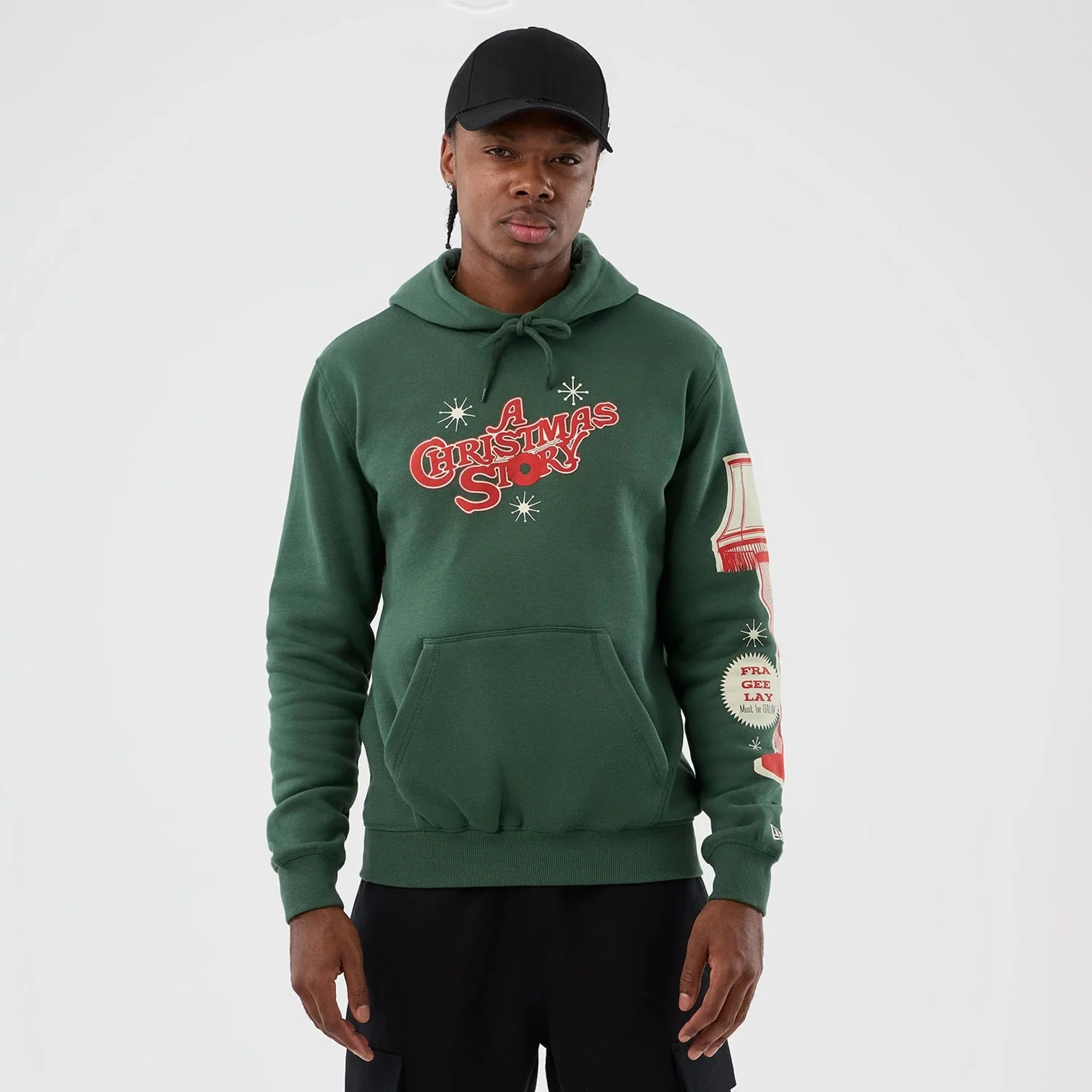 A Christmas Story Major Award Dark Green Pullover Hoodie