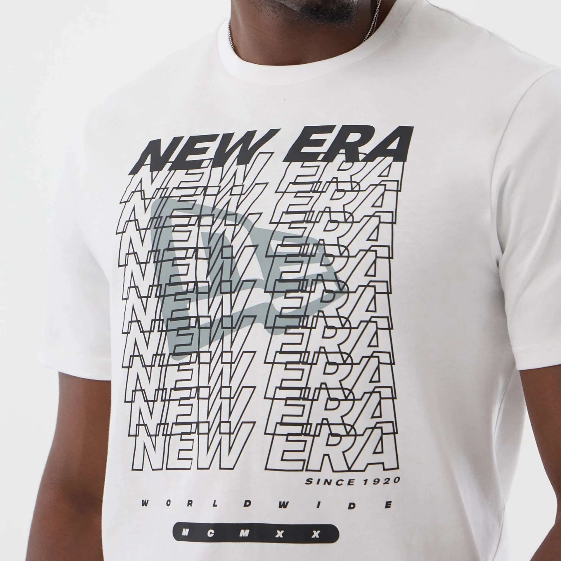 New Era Logo Graphic White T-Shirt